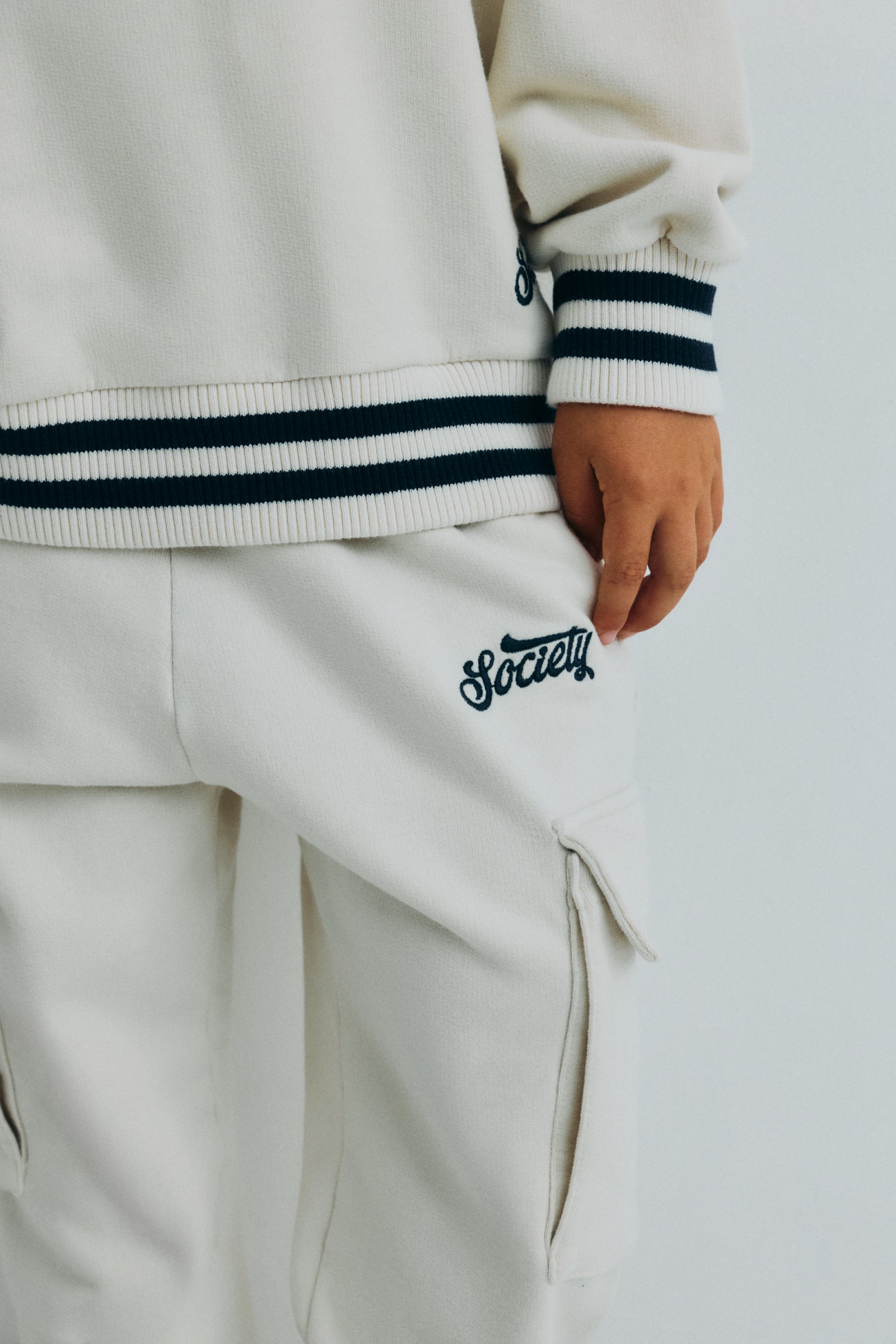 The New Society Finnia Cargo Jogging Ecru