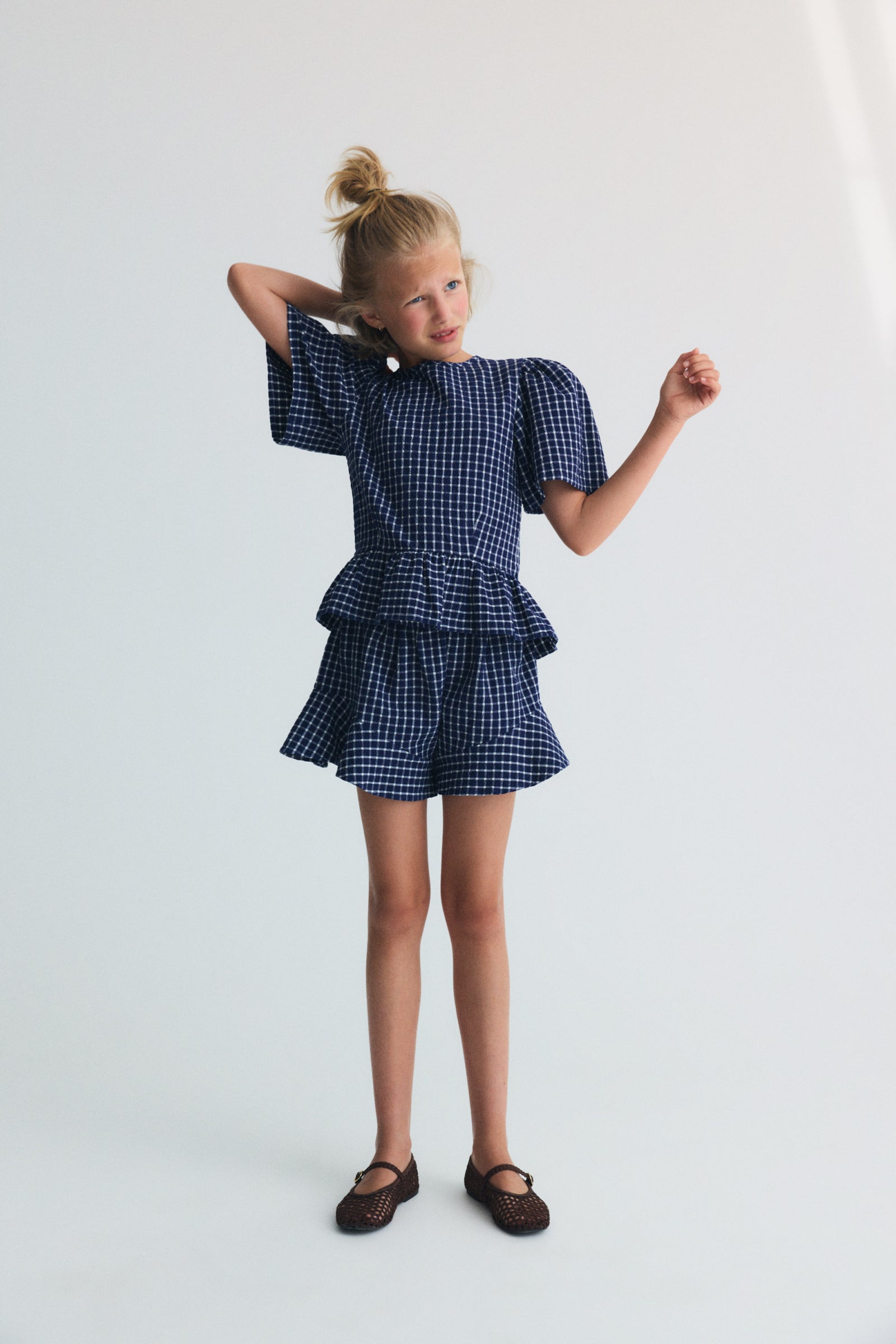 The New Society Jasmine Teen Short Summer Midnight Checks