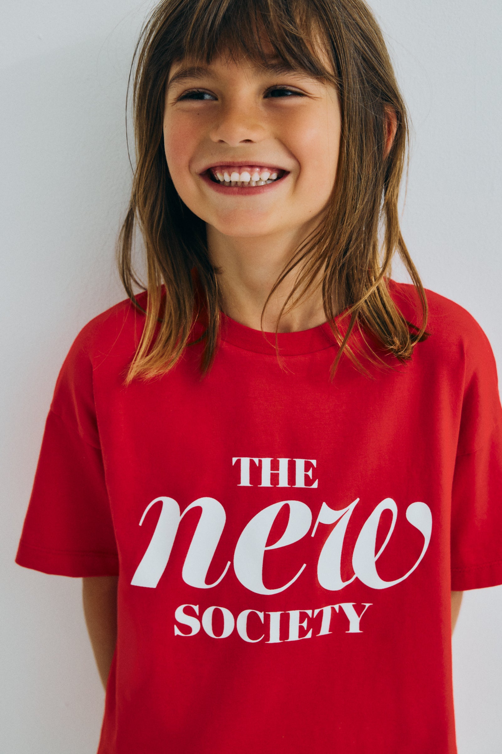 The New Society Maca T-shirt Tullip Red