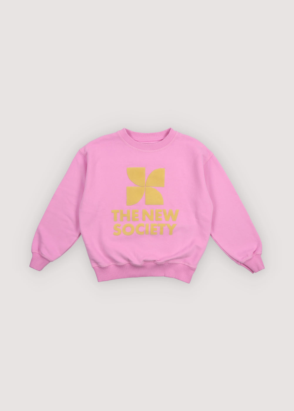 The New Society Logo Sweatshirt Pink Lavander