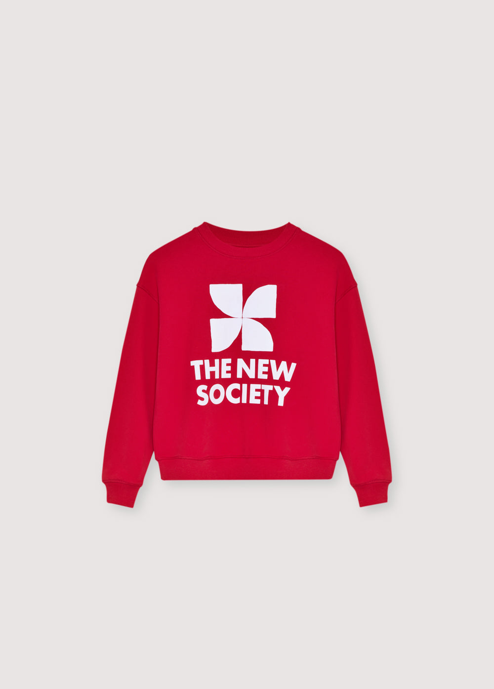 The New Society Teen Sweatshirt Tullip Red