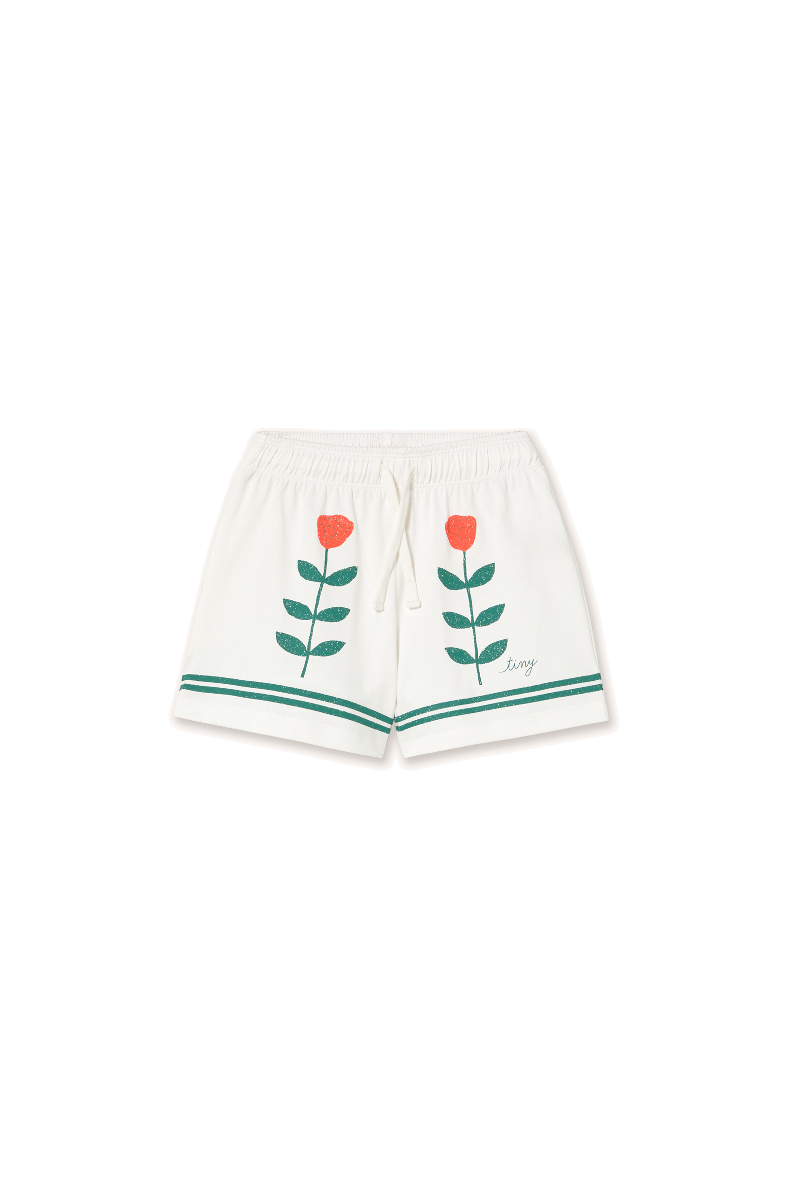 Tiny Cottons Red Roses Graphic Shorts