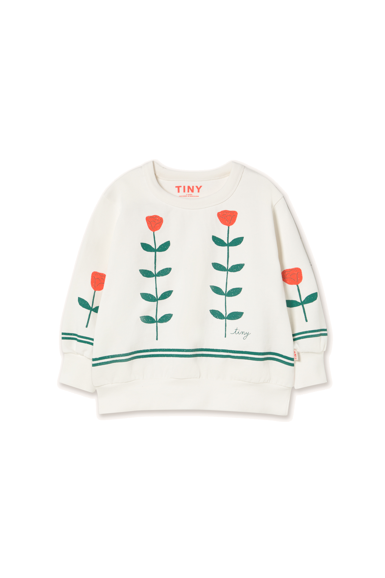 Tiny Cottons Red Roses Graphic Sweatshirt