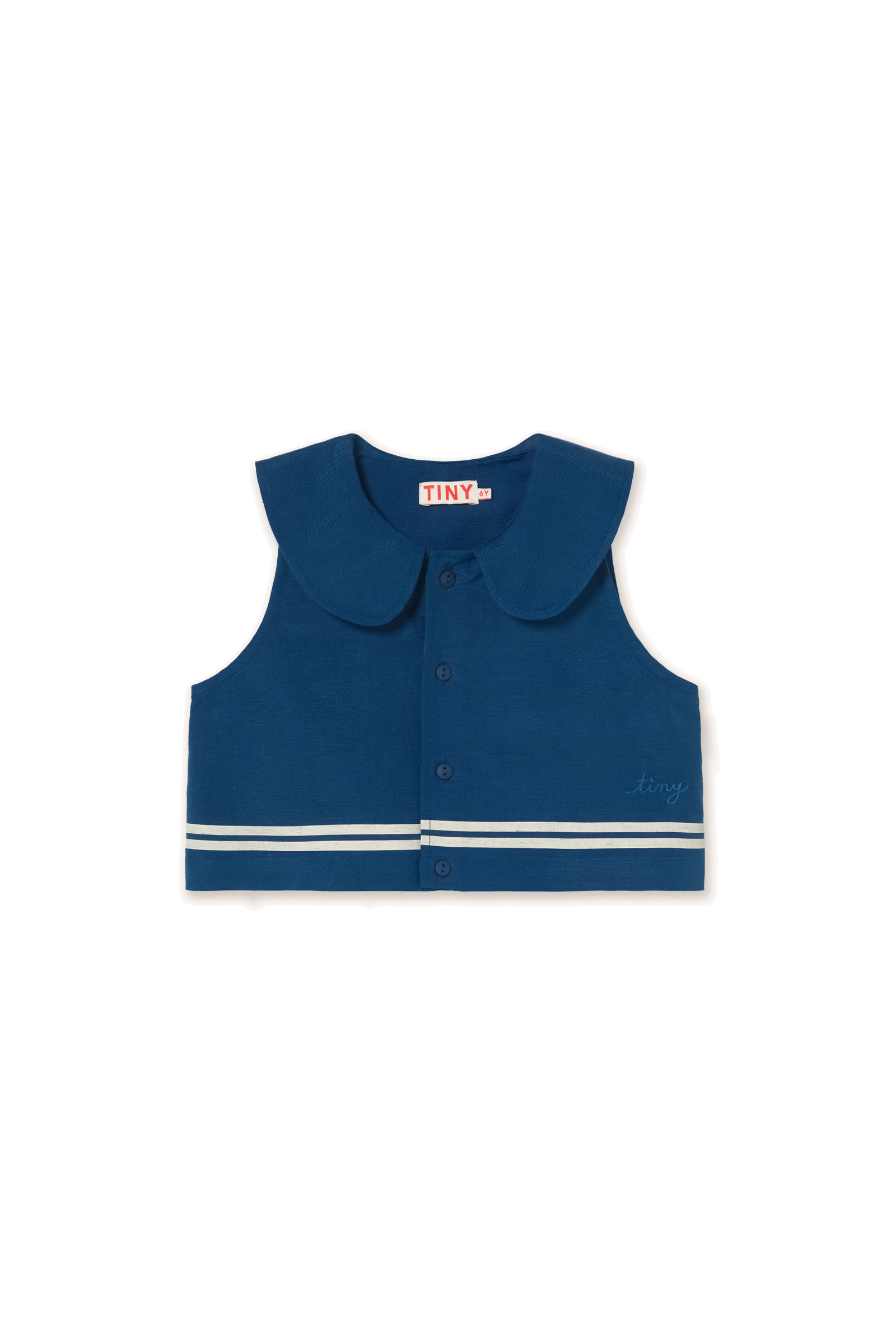 Tiny Cottons Stripes Cropped T-shirt