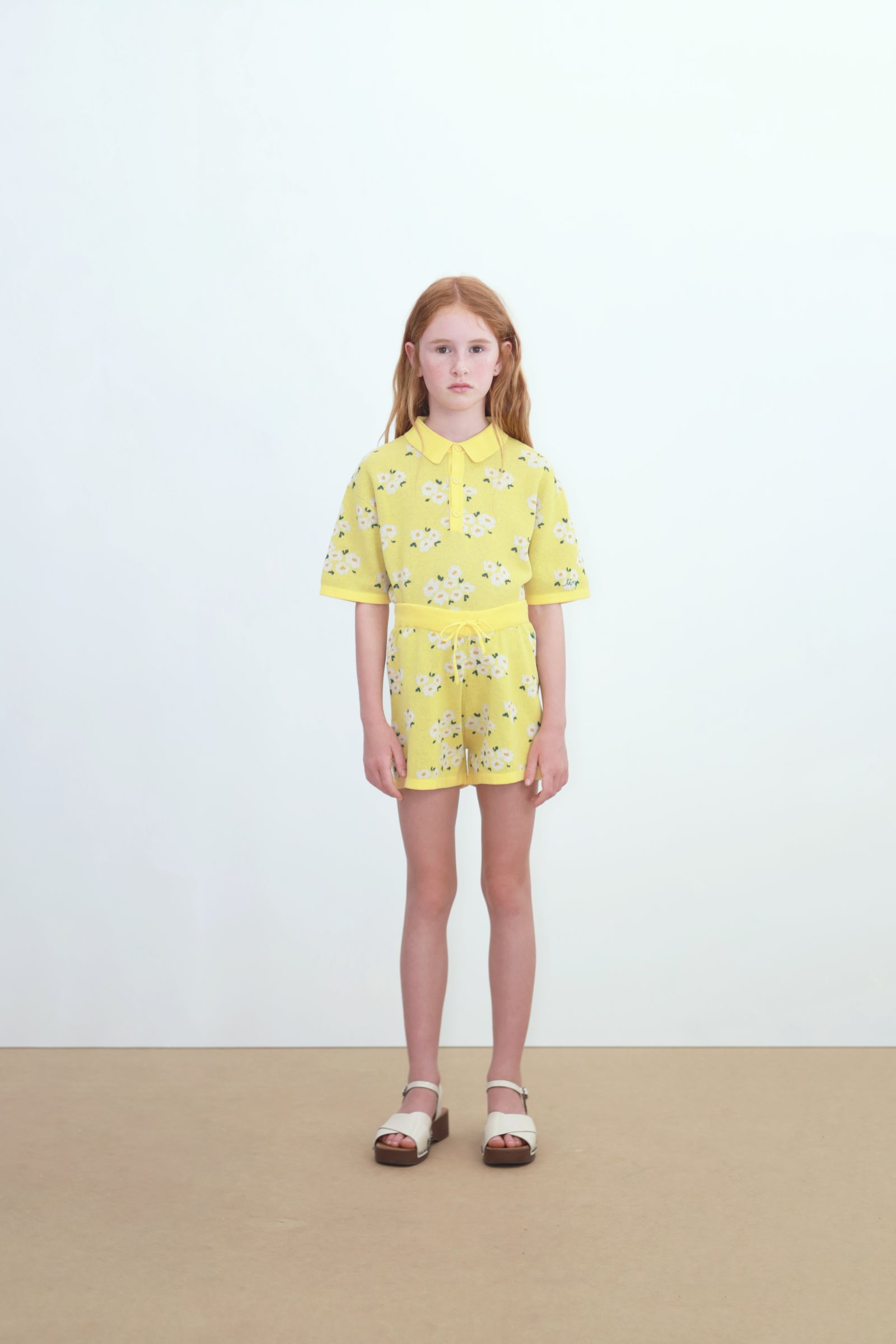 Tiny Cottons Blossoms Sweater Polo shirt