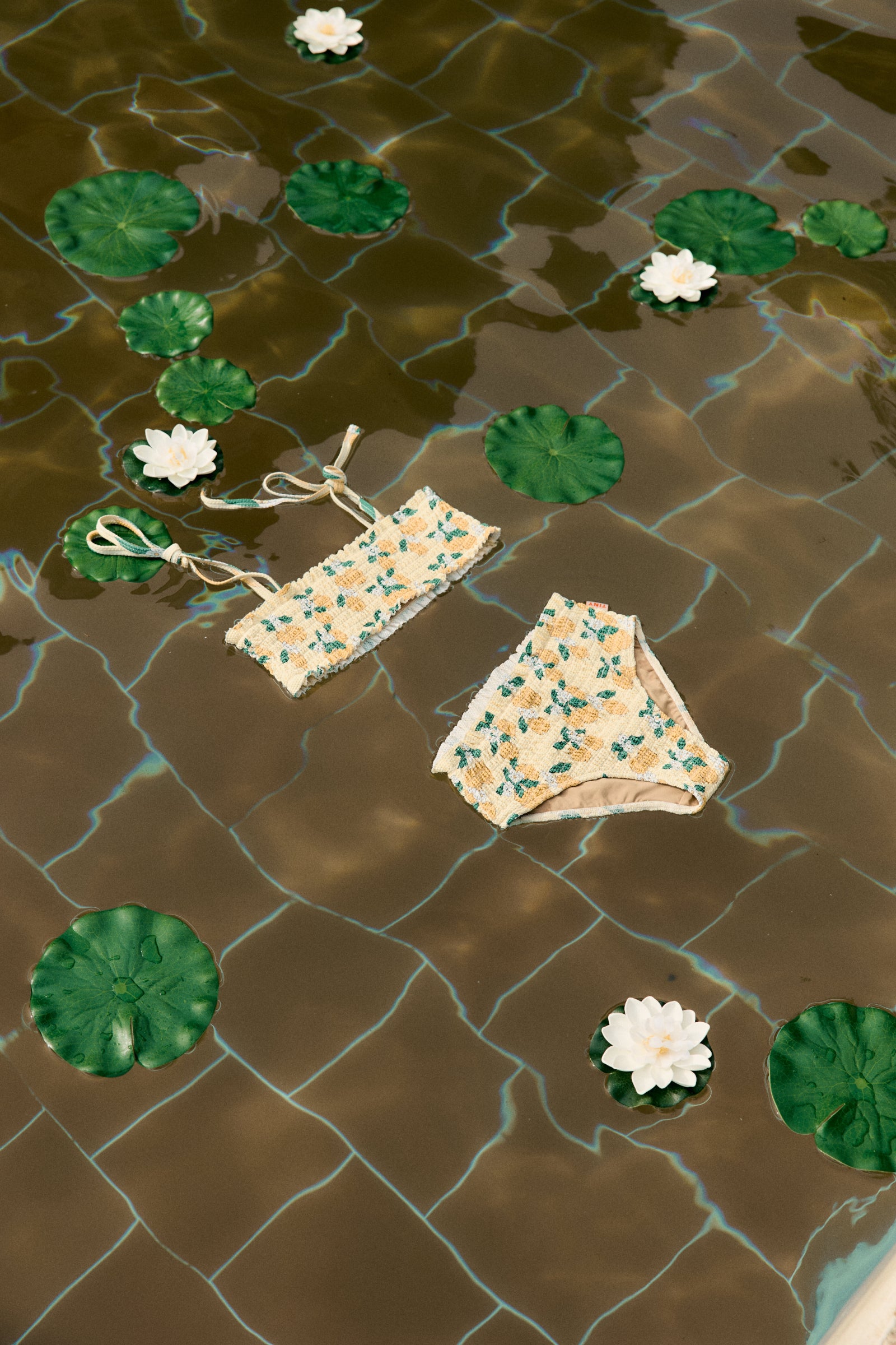 Tiny Cottons Oranges Smock Swim Set