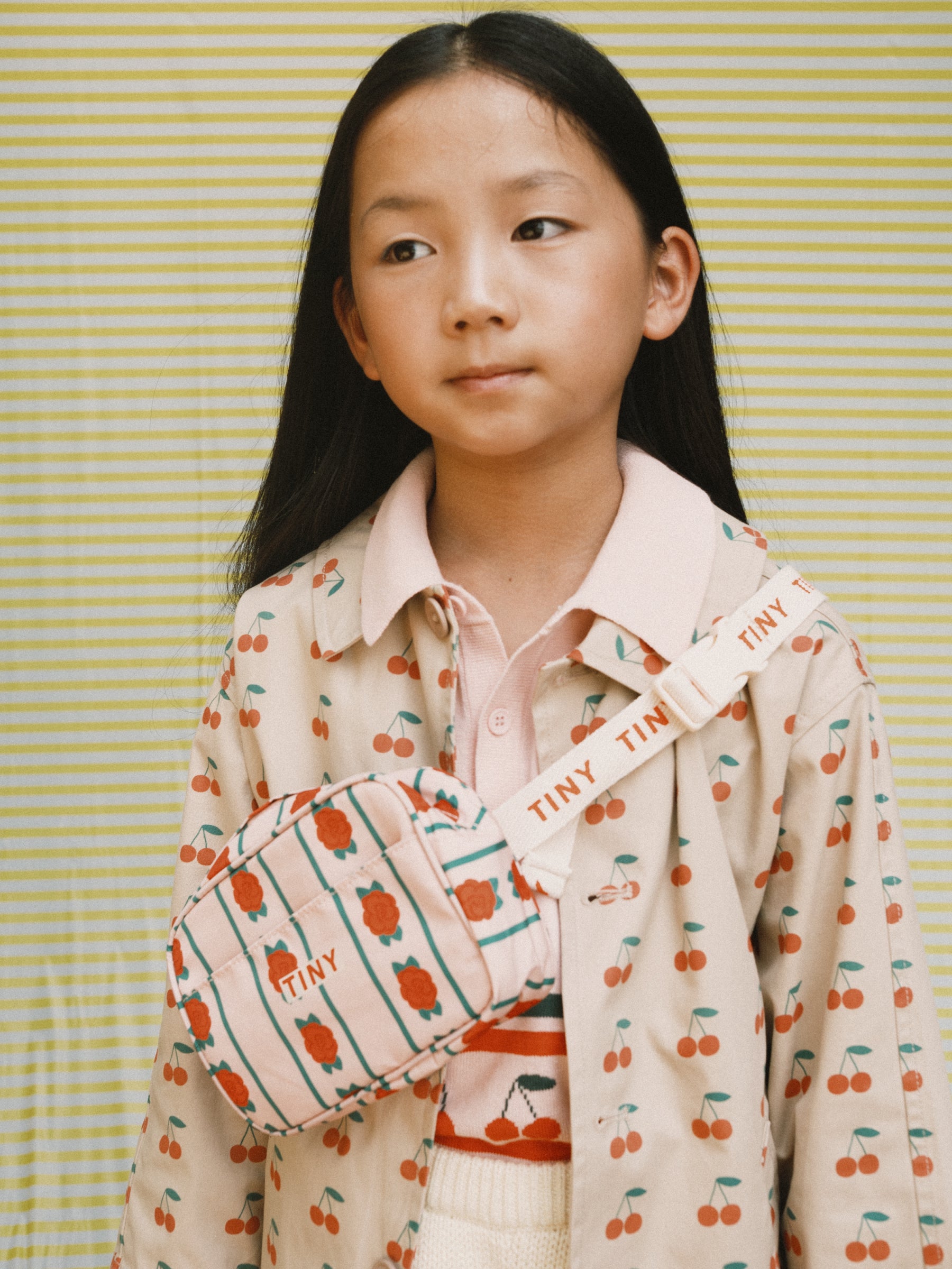 Tiny Cottons Rose Pattern Fanny Bag