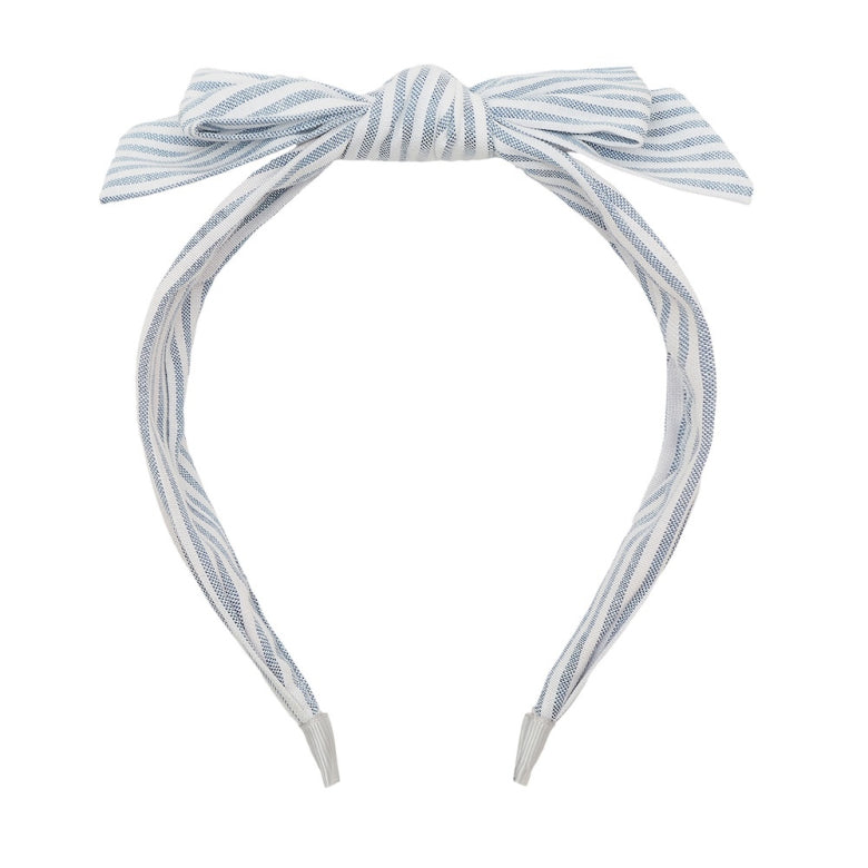 Mimi & Lula Stripe Bow Alice Haarband