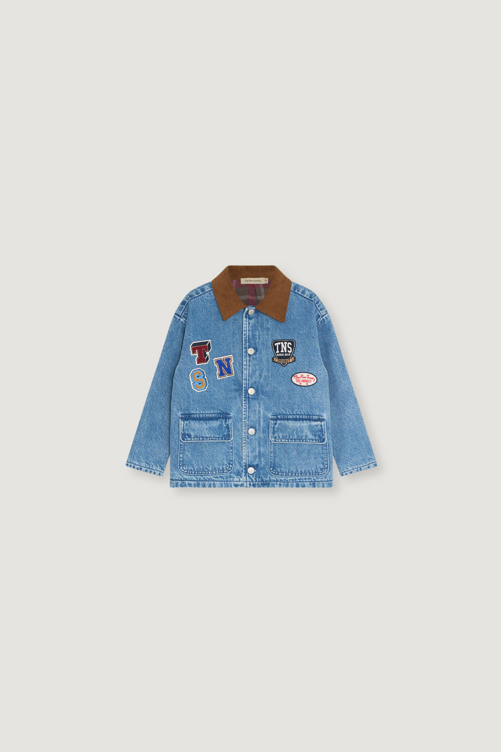 The New Society Ridge Jacket Blue Denim