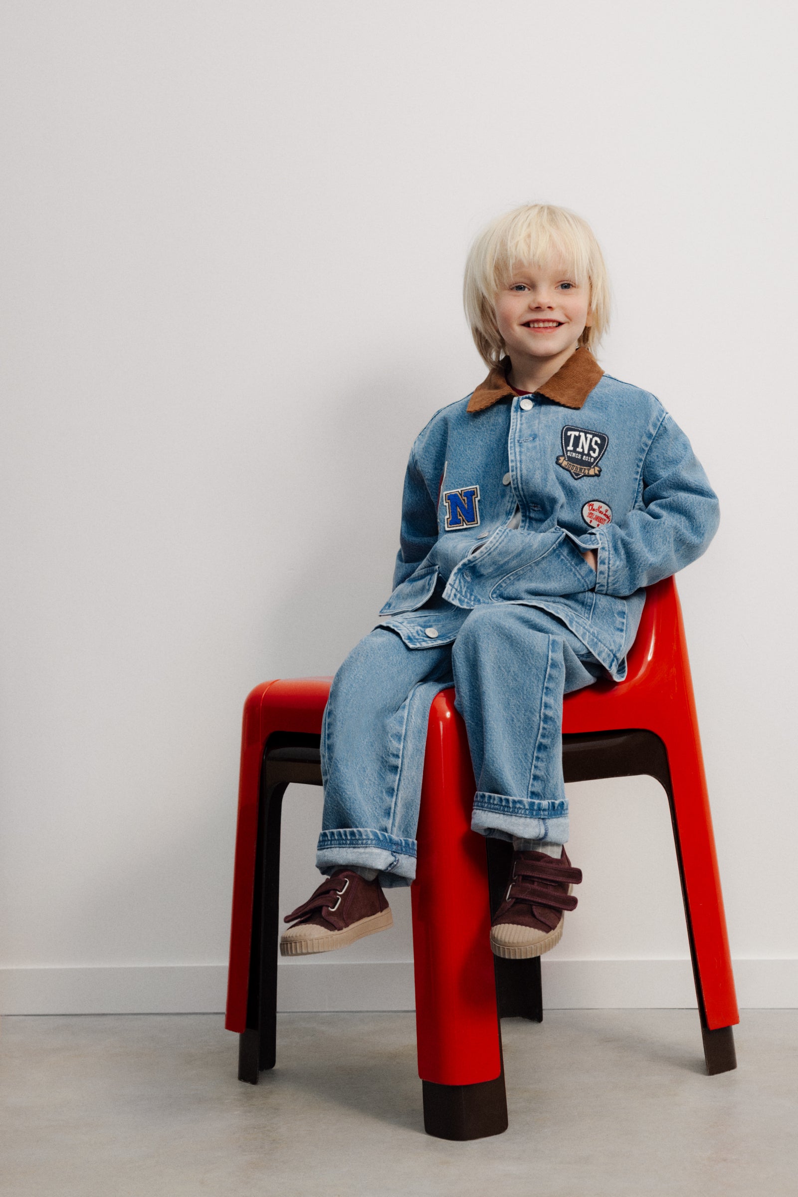 The New Society Ridge Jacket Blue Denim