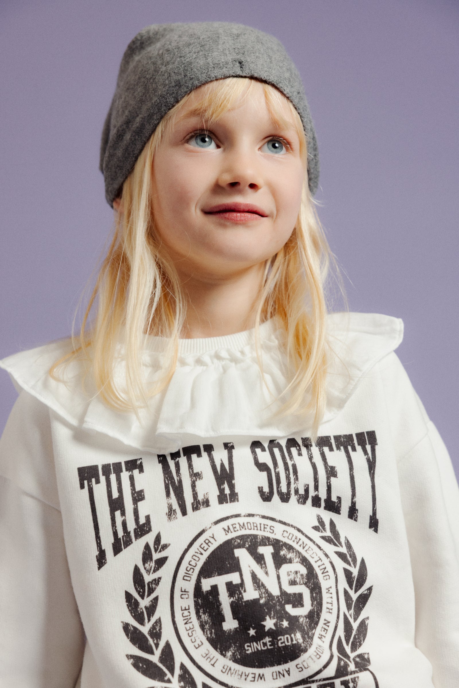 The New Society Row Sweatshirt Whisper White
