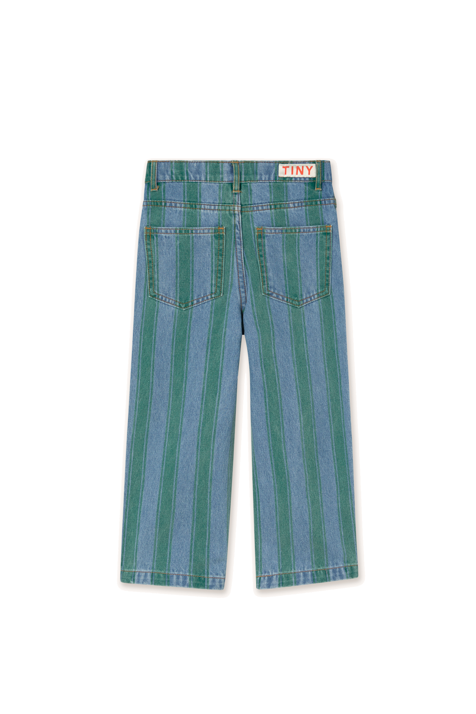 Tiny Cottons Retro Stripes Straight Denim Pants