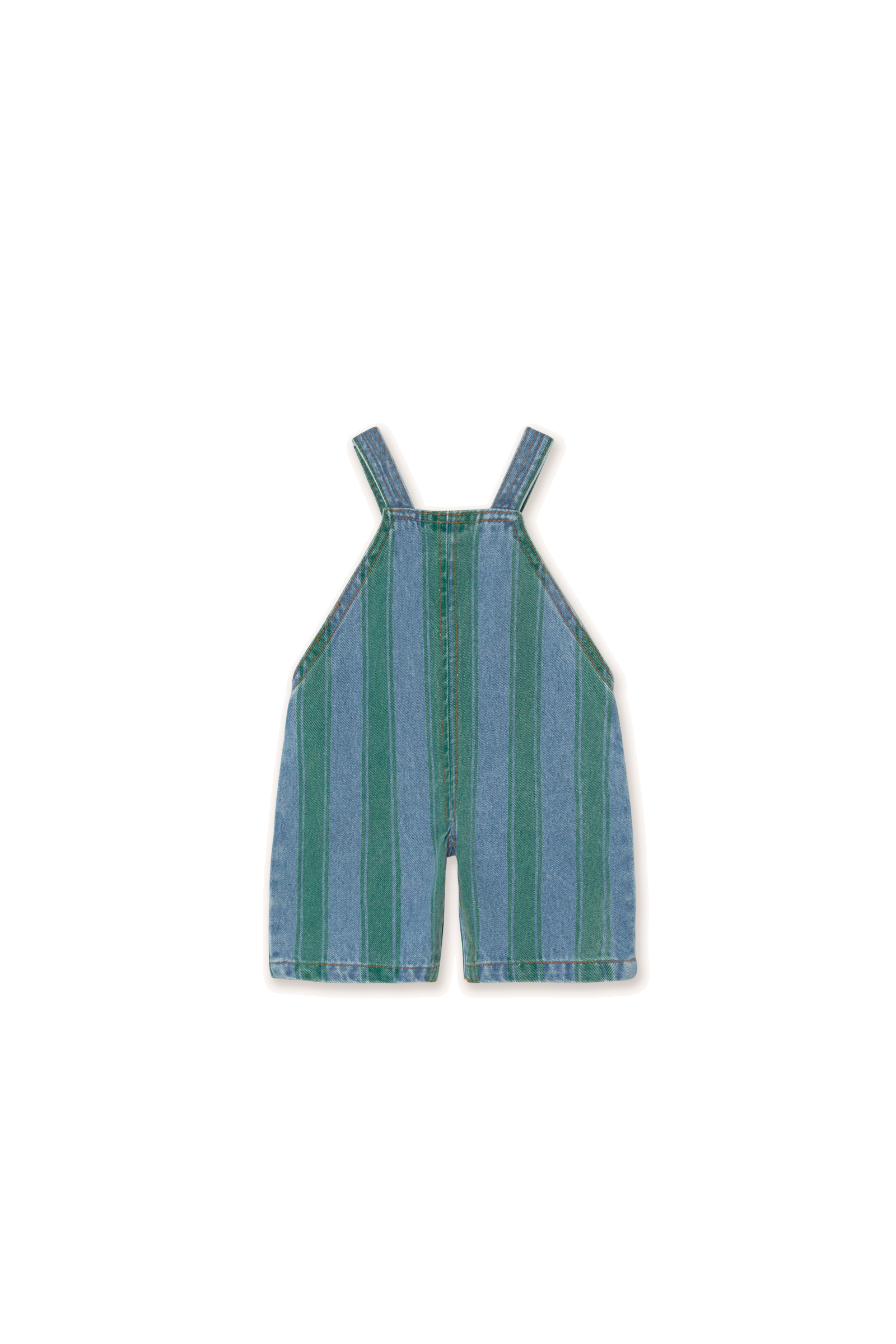 Tiny Cottons Retro Stripes Baby Denim Dungaree