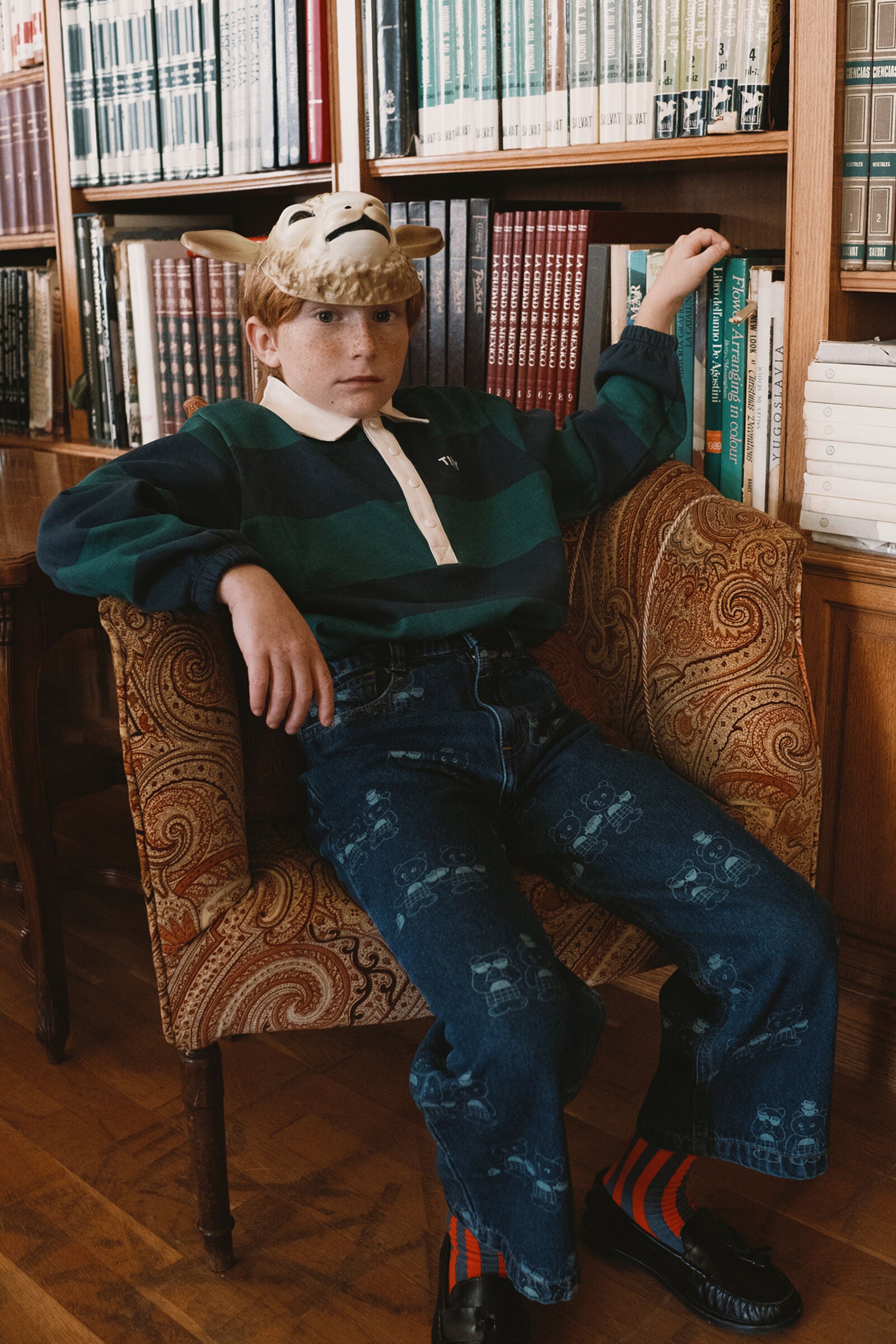 Tiny Cottons Tea Room 2 Straight Denim Pants