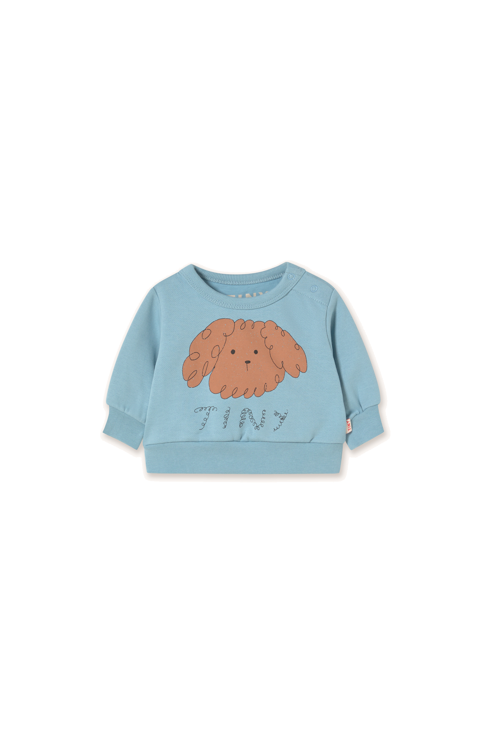 Tiny Cottons Curly Dog Graphic Baby Sweatshirt