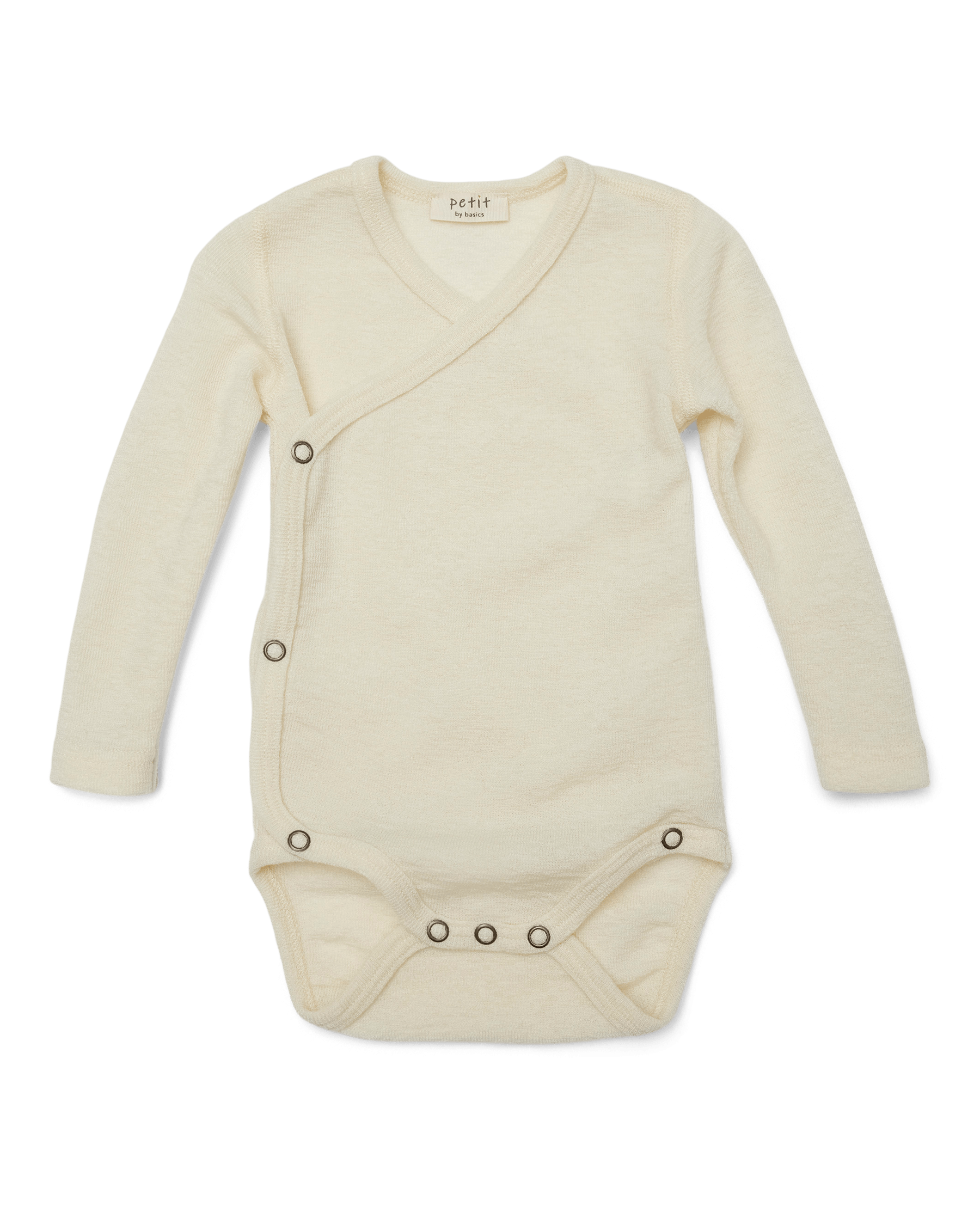 Petit by Basics baby romper raw white