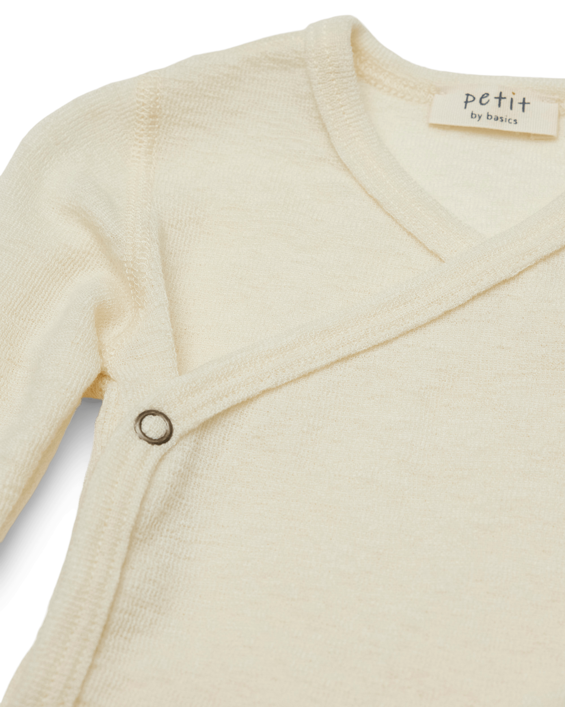 Petit by Basics baby romper raw white