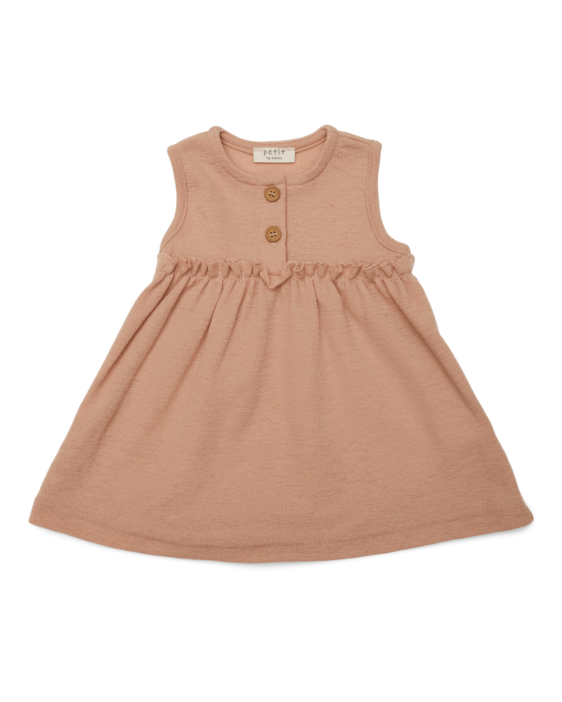 Petit by basic baby Tuniek jurk nude