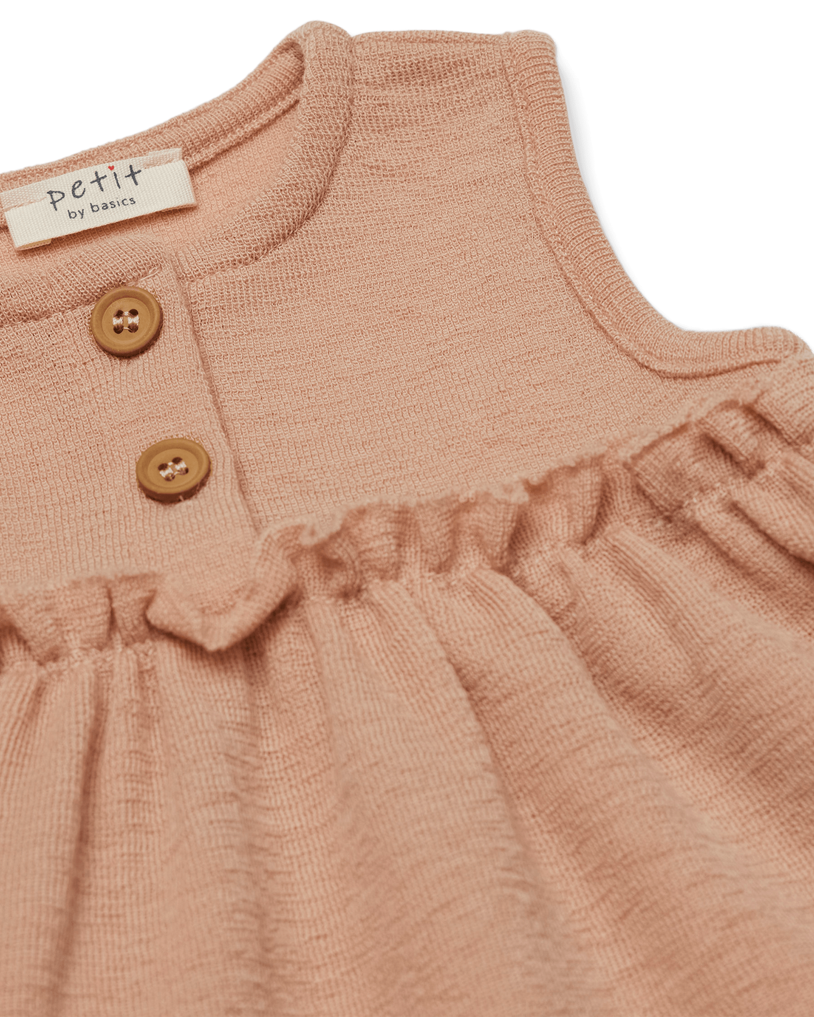 Petit by basic baby Tuniek jurk nude