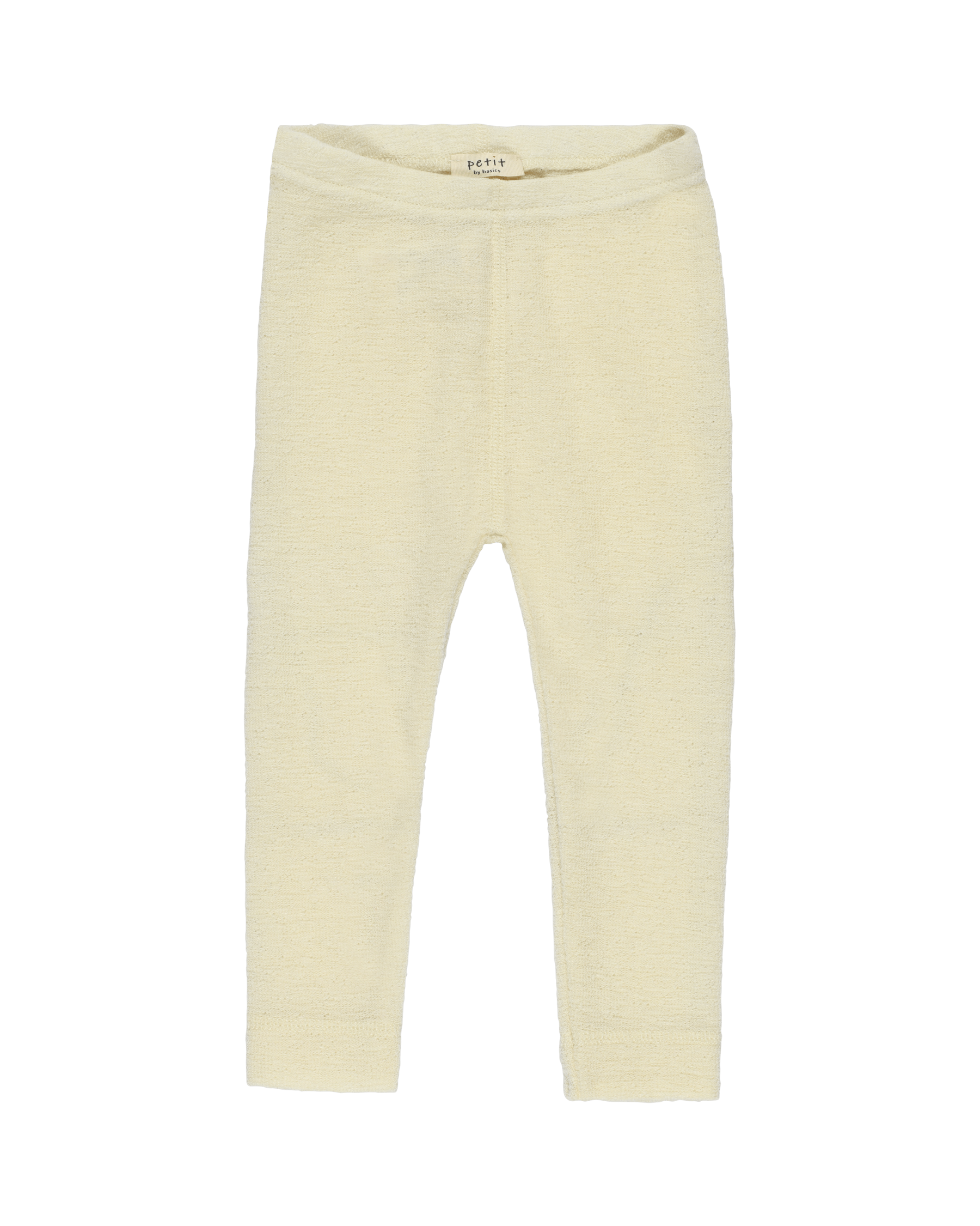 Petit by basics legging open rib raw white