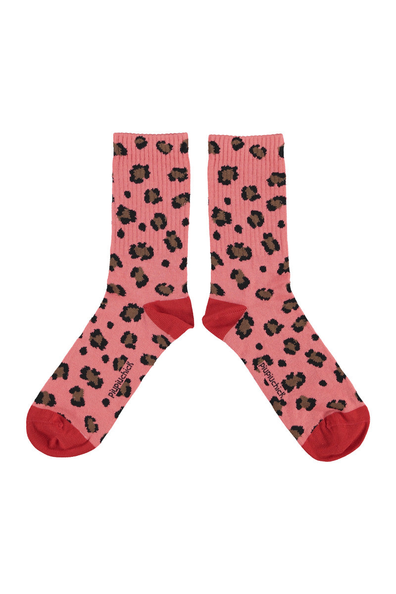 Piupiuchick Socks| Pink W/ Animal Print