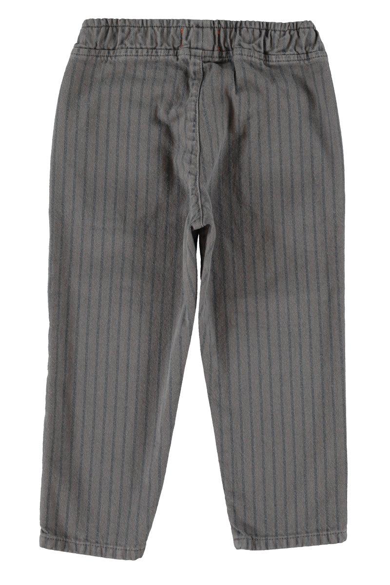 Piupiuchick Trouser Grey W/Black Stripes