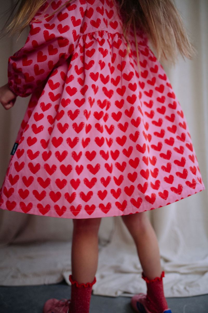 Daily Brat Adore Dress Rosy Rebel Girls