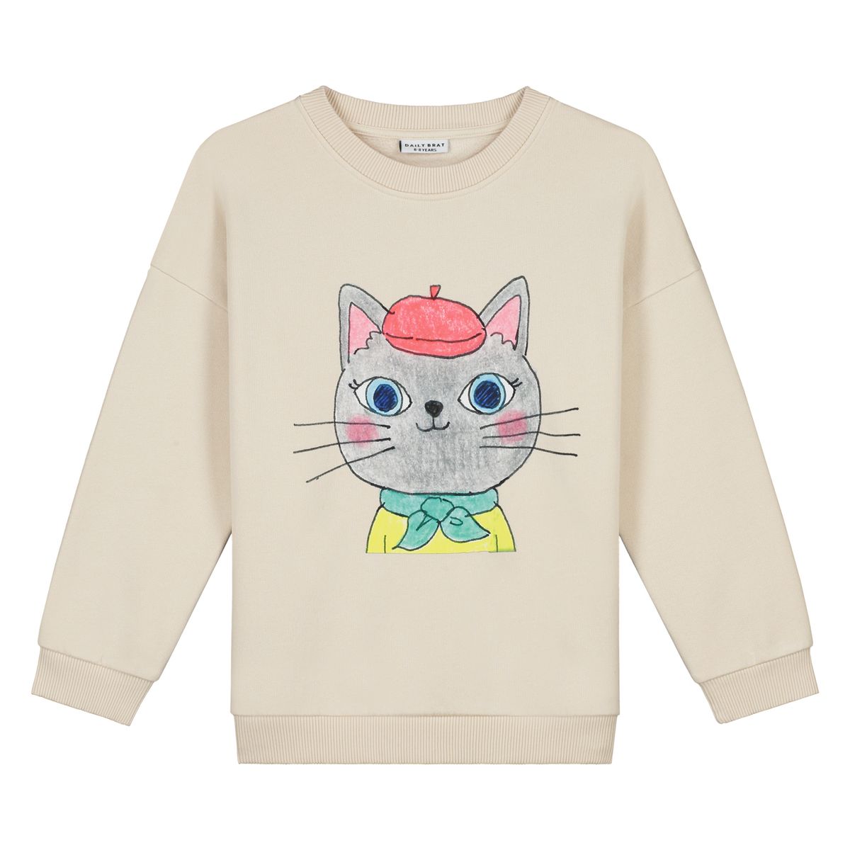 Daily Brat Dolly Purrton Sweater Pearled Ivory
