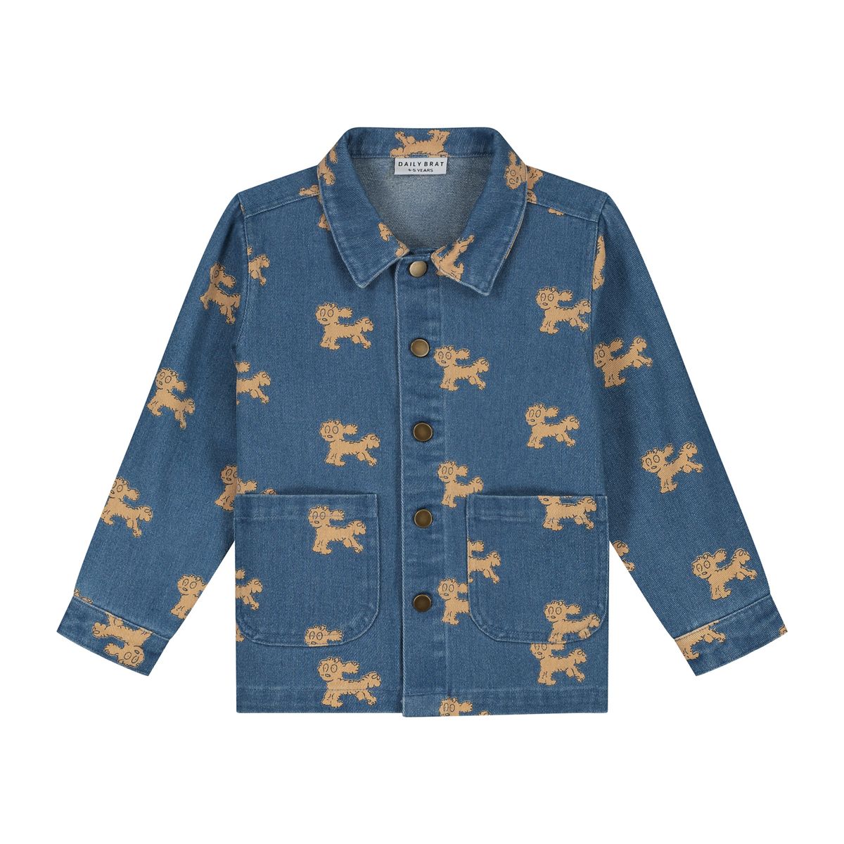 Daily Brat Waddles Dog Denim Jacket