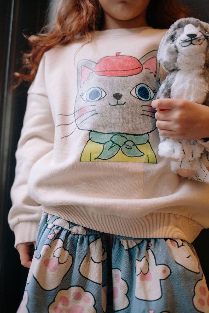 Daily Brat Dolly Purrton Sweater Pearled Ivory