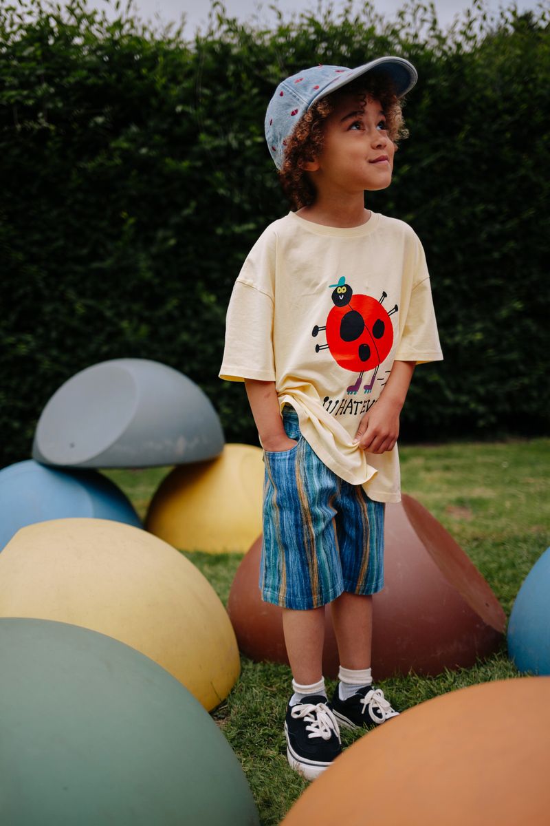 Daily Brat What Ever T-shirt Pale Banana