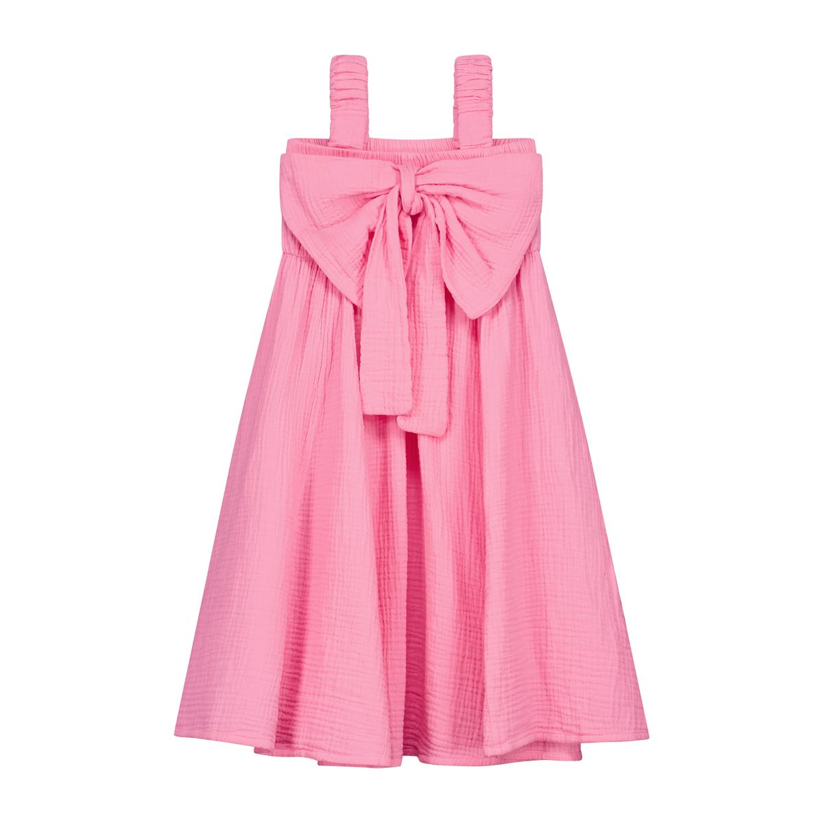 Daily Brat Bow Dress Pink Cosmos