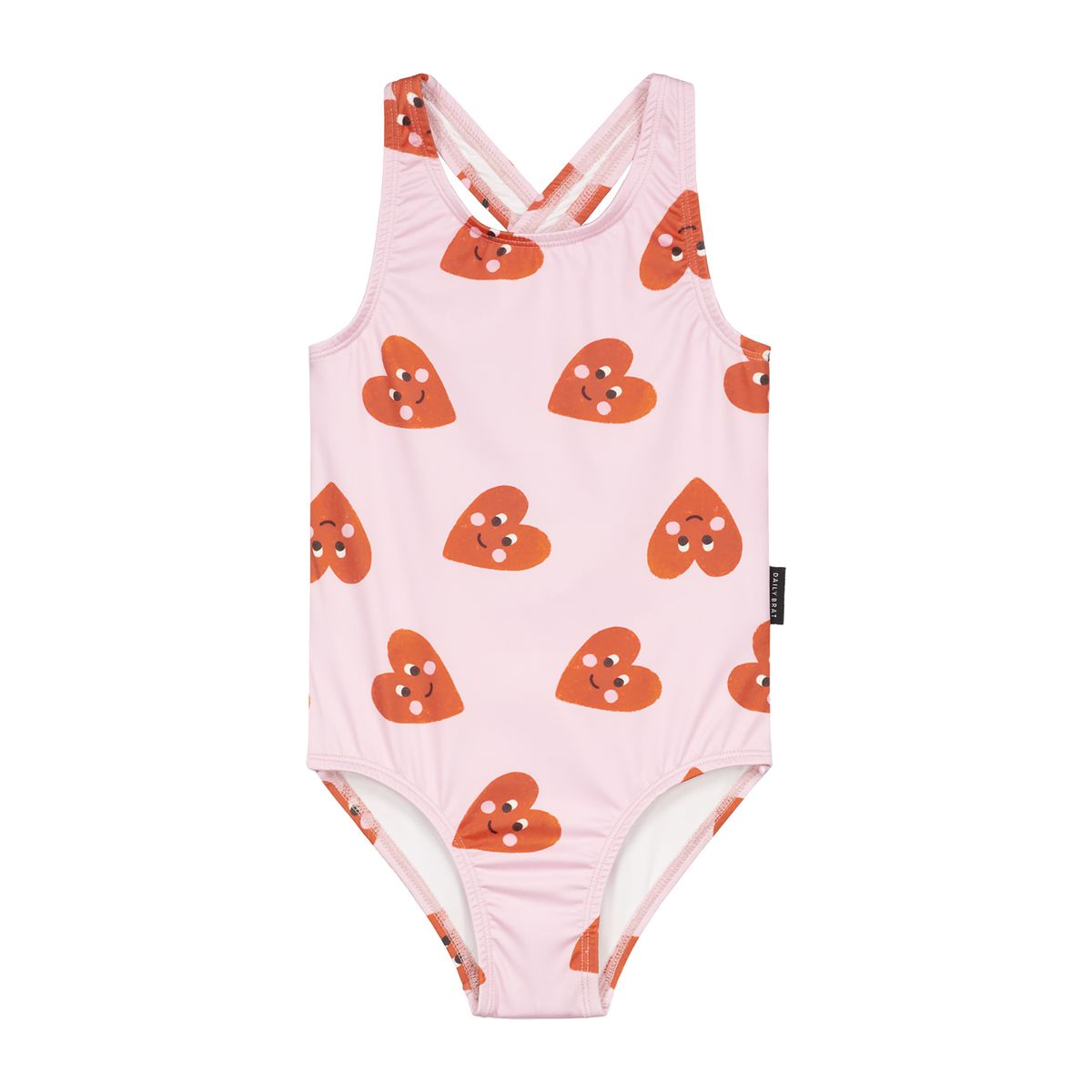 Daily Brat Patty Heart Badpak Roze