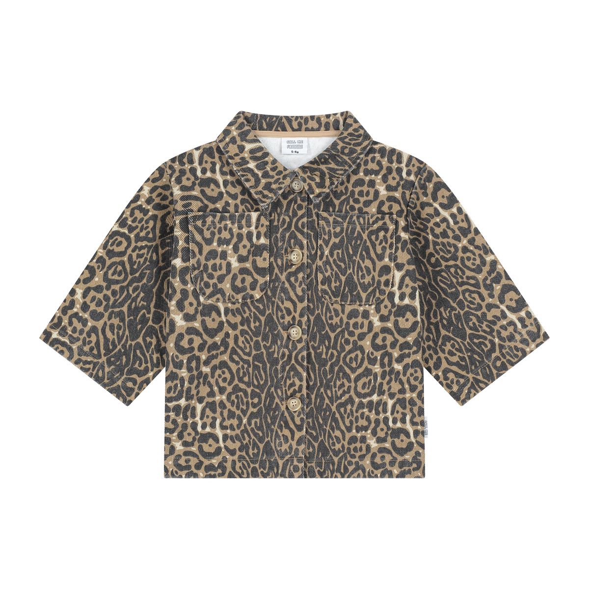 Call Me Frankie Leo Denim Blouse