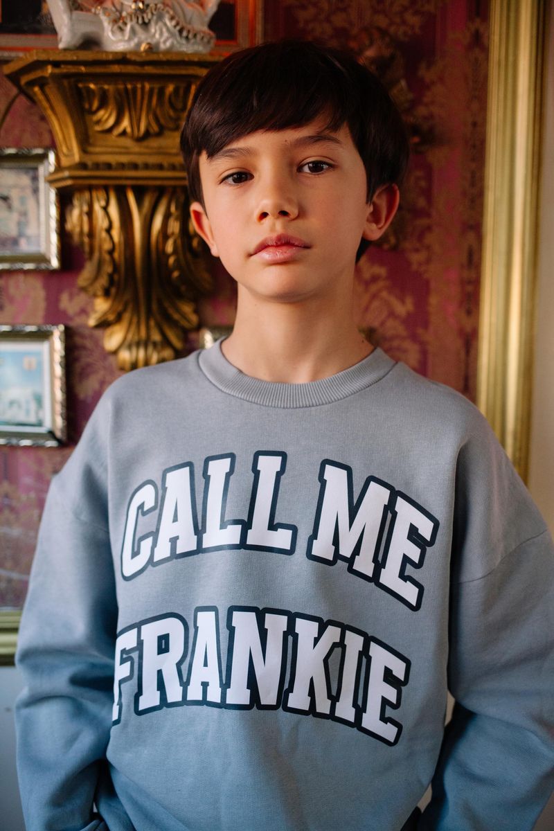 Call Me Frankie Gray Sweater