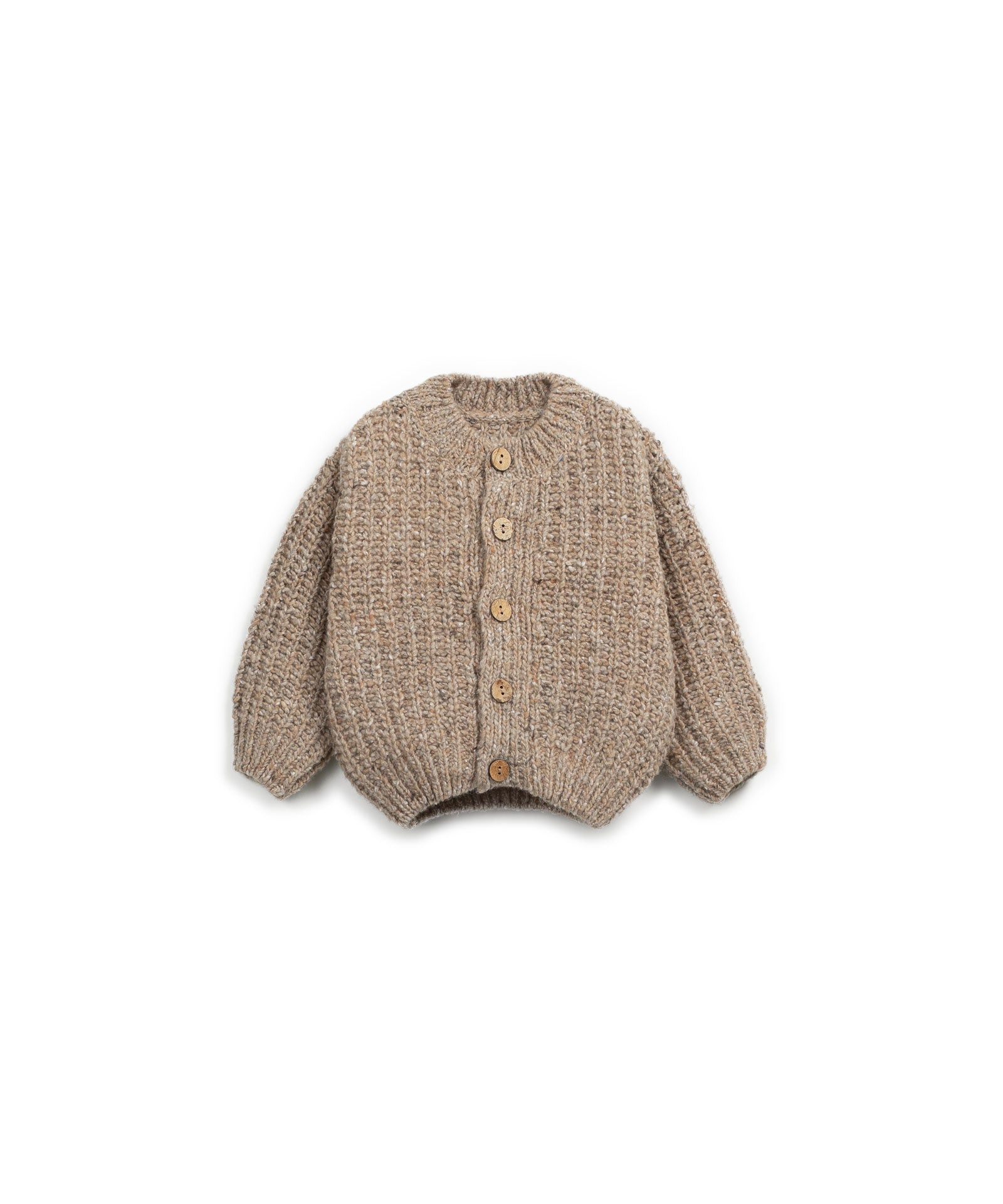 Play Up Knitted Cardigan Taupe