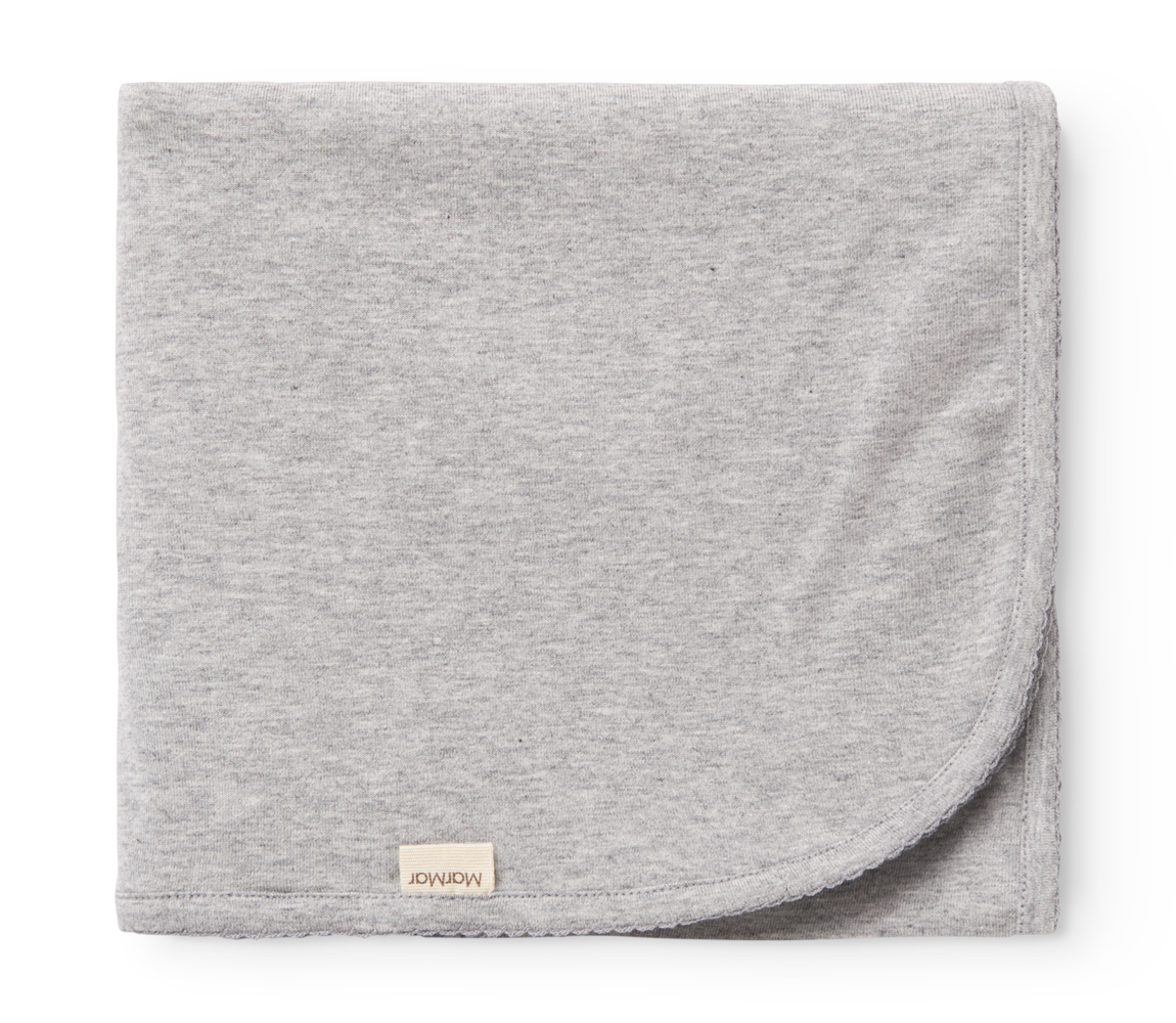 MarMar Copenhagen Omslagdoek Essentials Light Grey Melange