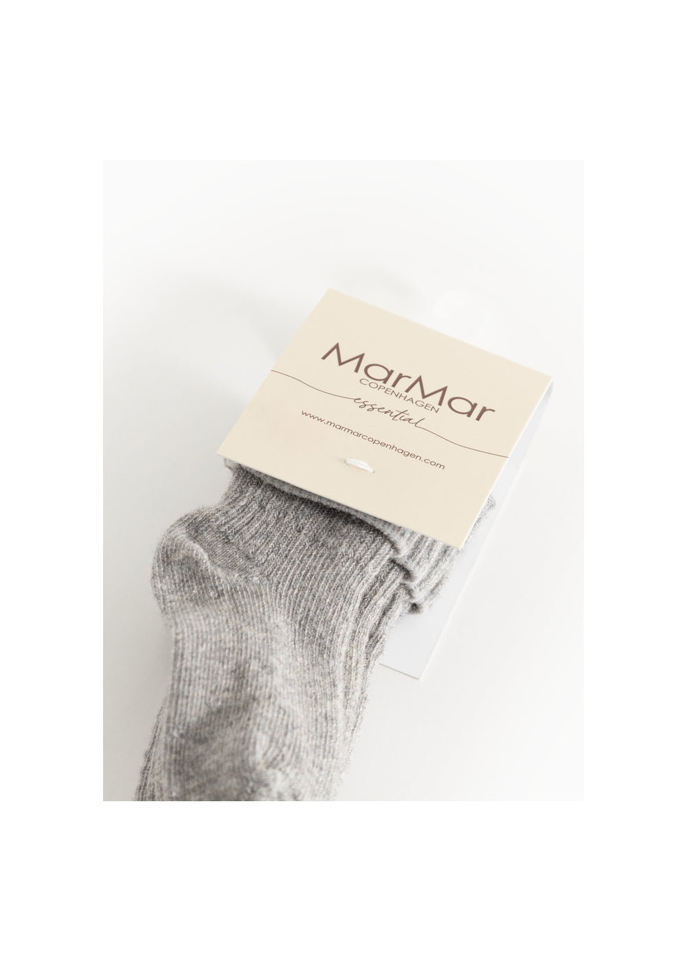 MarMar Copenhagen Newborn Socks Light Grey Melange