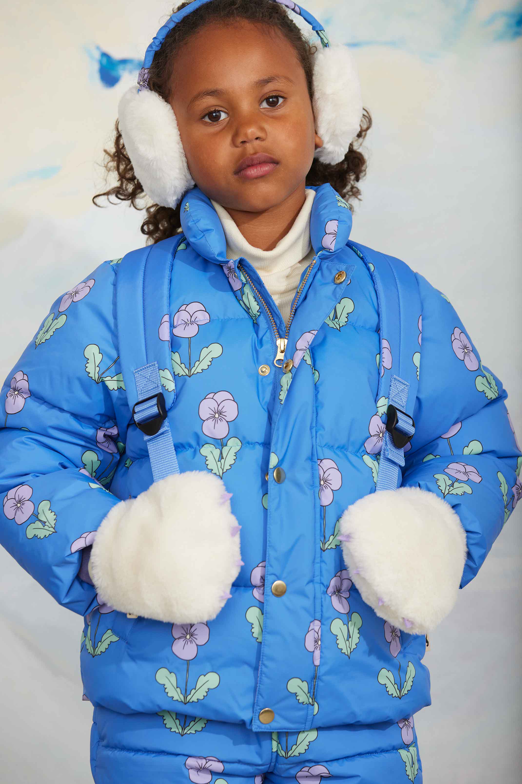 Mini Rodini Violas Aop Citypuffer Winterjas