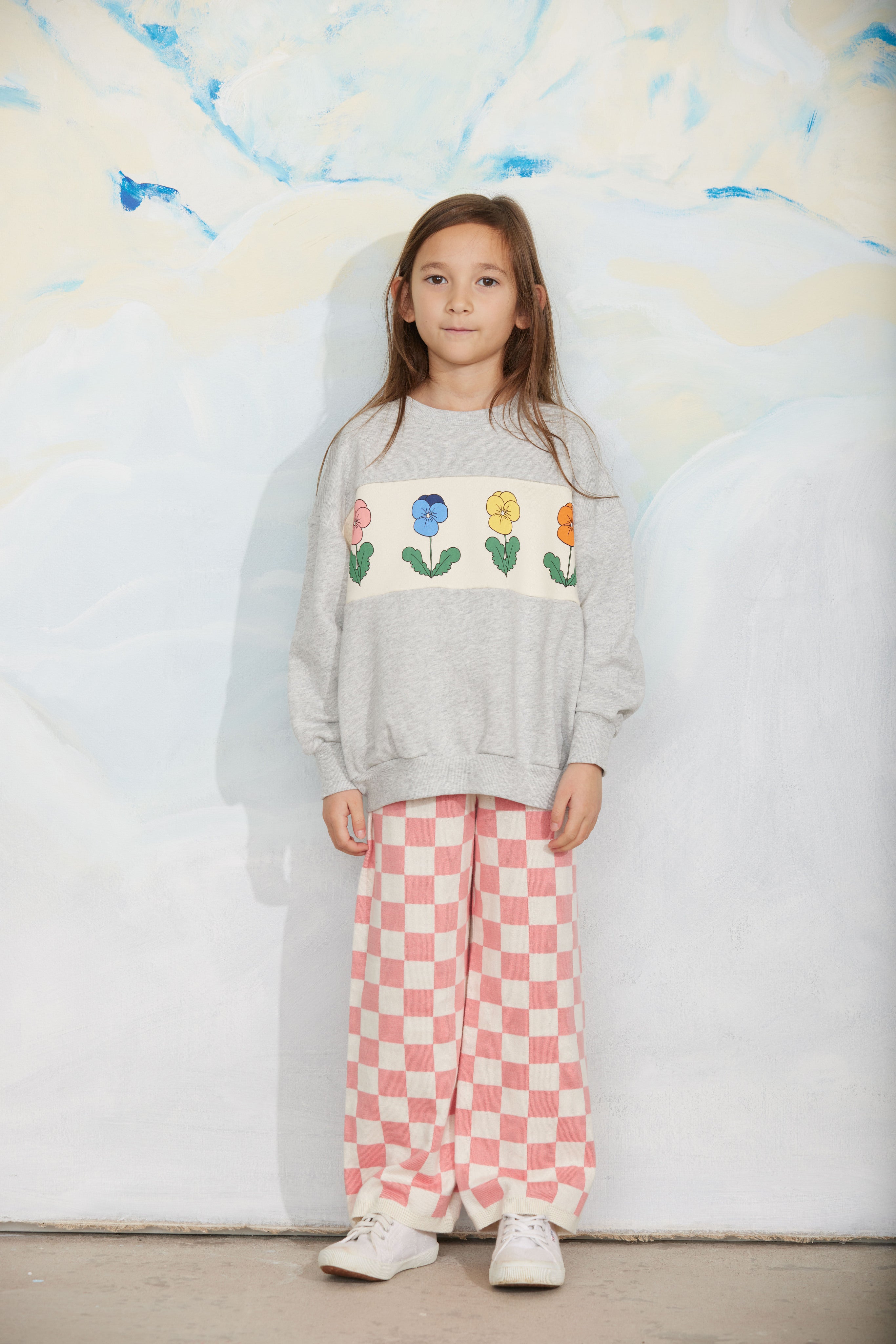 Mini Rodini Violas Panel Sweatshirt