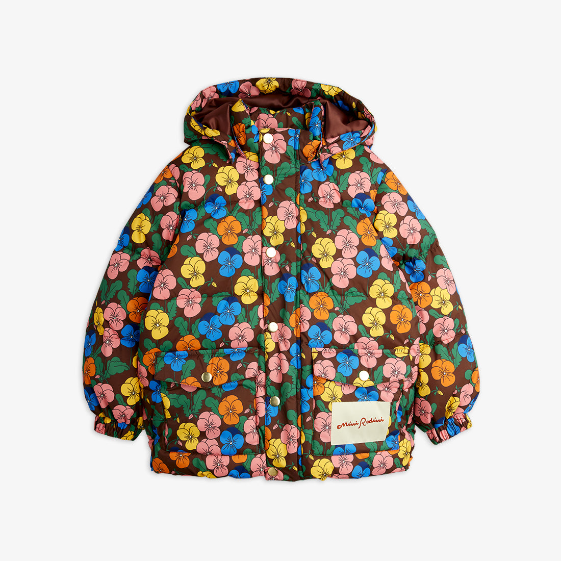 Mini Rodini Violas Aop Heavy Puffer