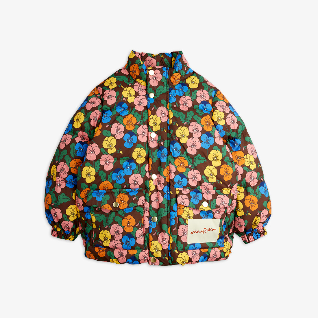 Mini Rodini Violas Aop Heavy Puffer