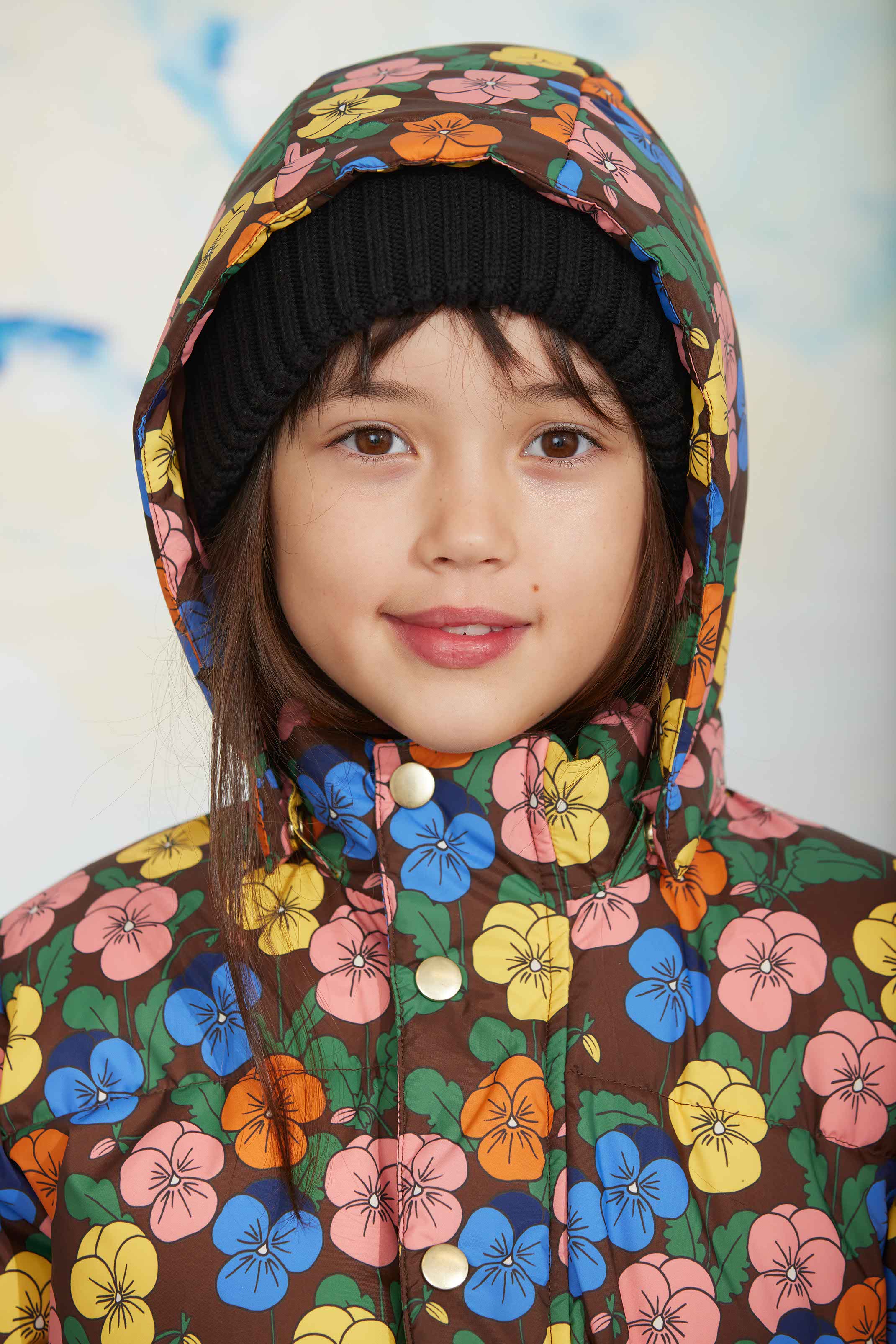 Mini Rodini Violas Aop Heavy Puffer