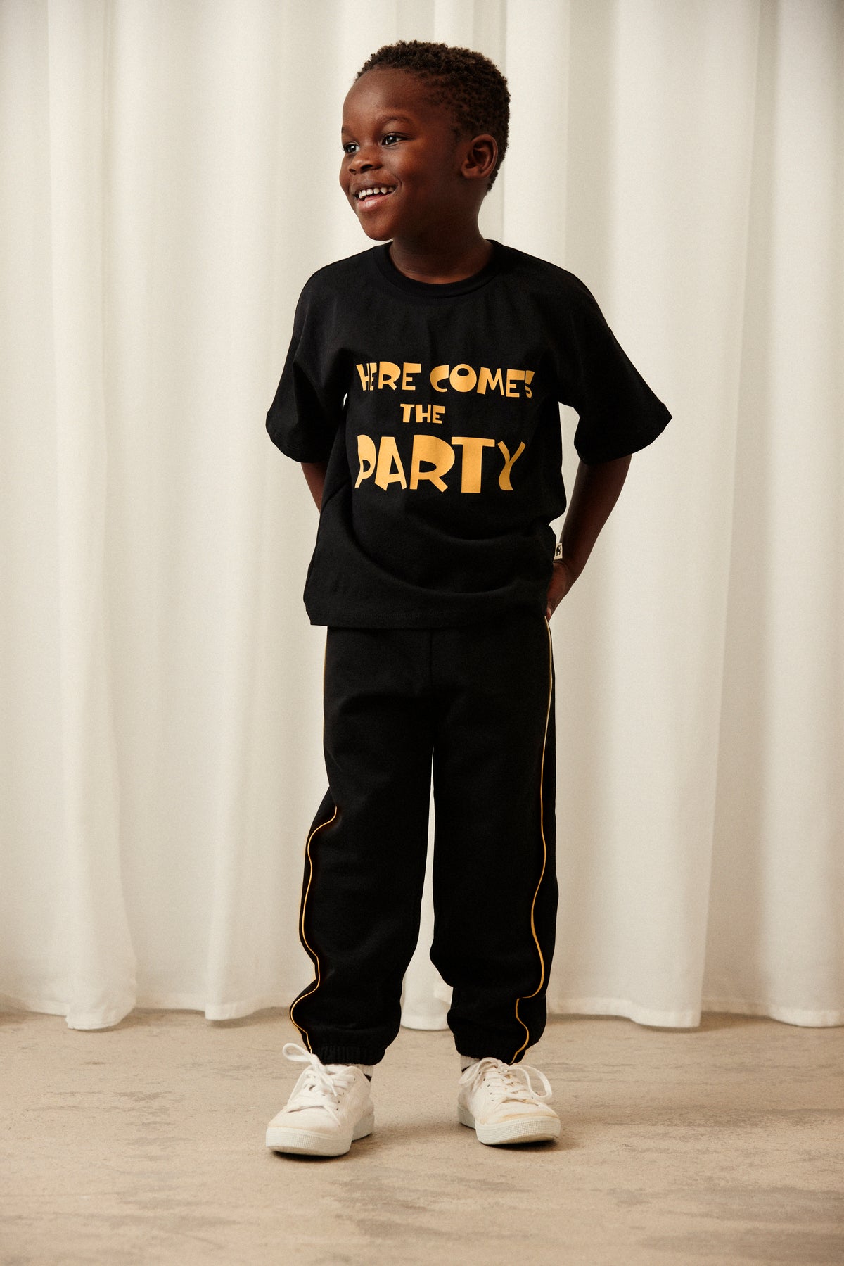 Mini Rodini Plain Piping Sweatpants