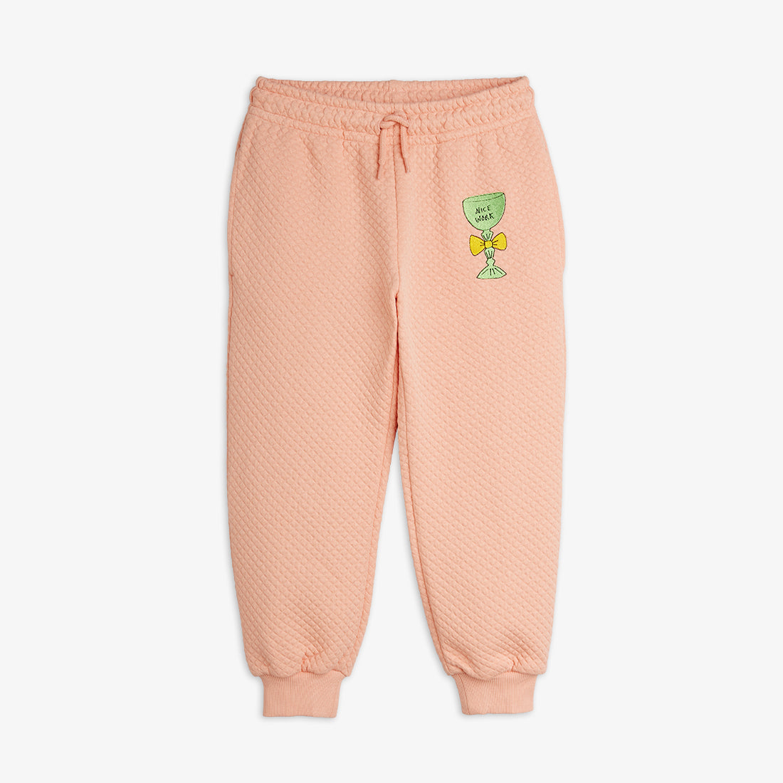 Mini Rodini Trophy Emb Quilted Sweatpants