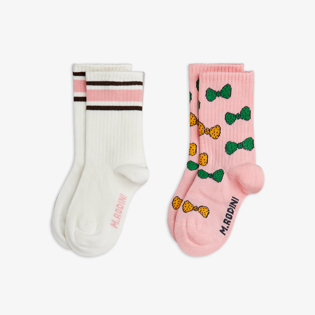 Mini Rodini Bow 2 Pack Socks