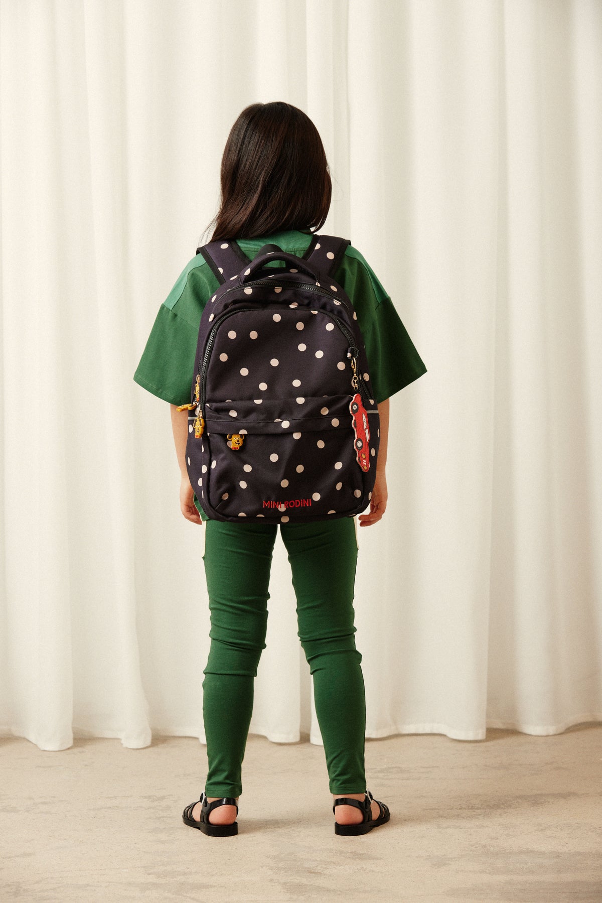 Mini Rodini Dots Aop School Backpack - Limited