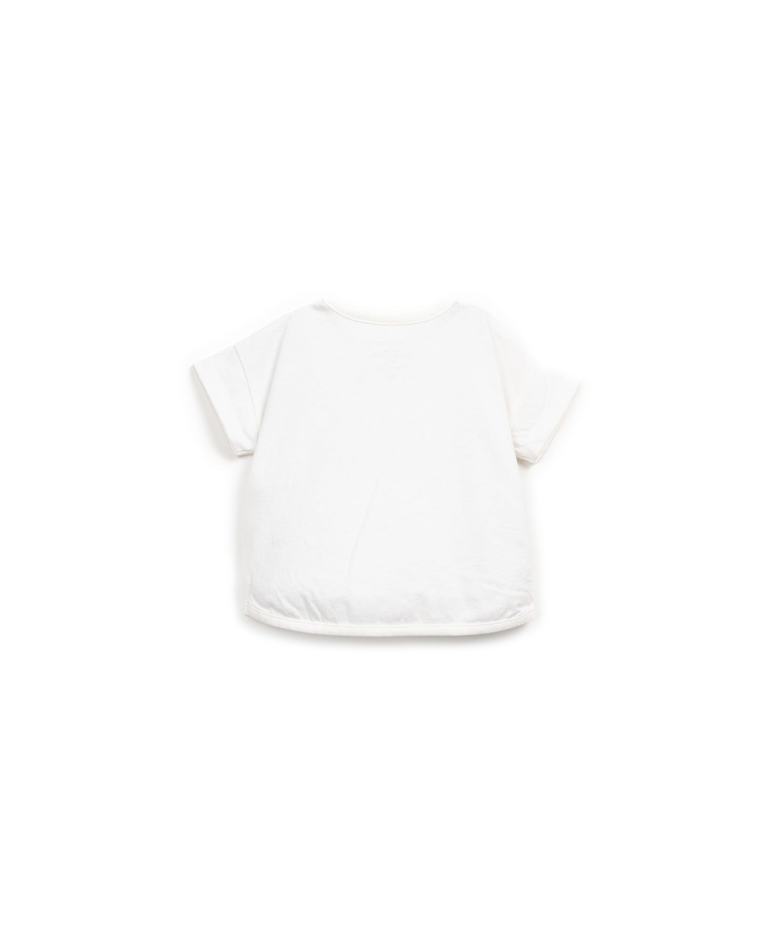Play Up Jersey Baby T-shirt wit met zakje
