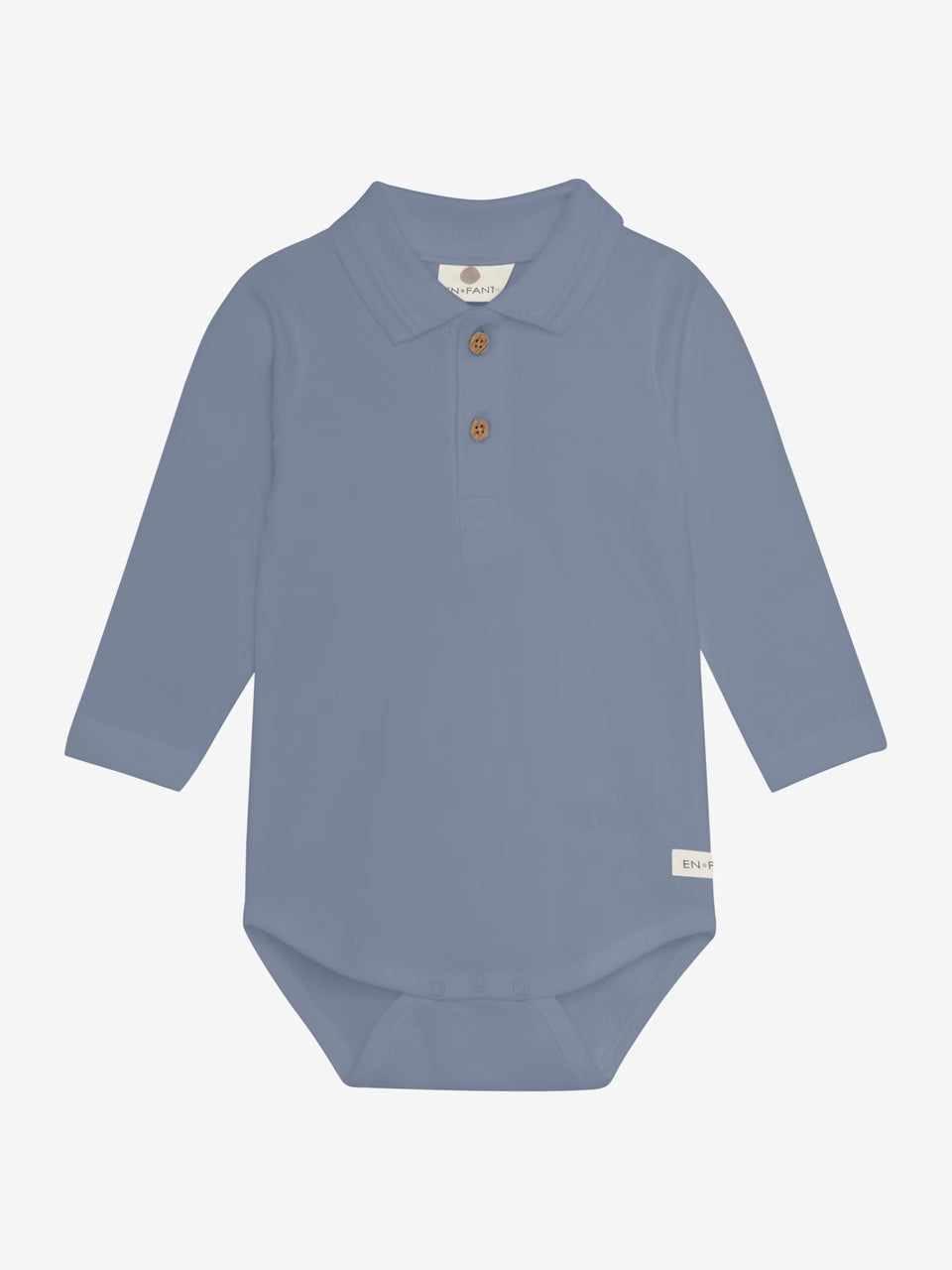 EnFant Baby romper met Polo kraag Flint Stone