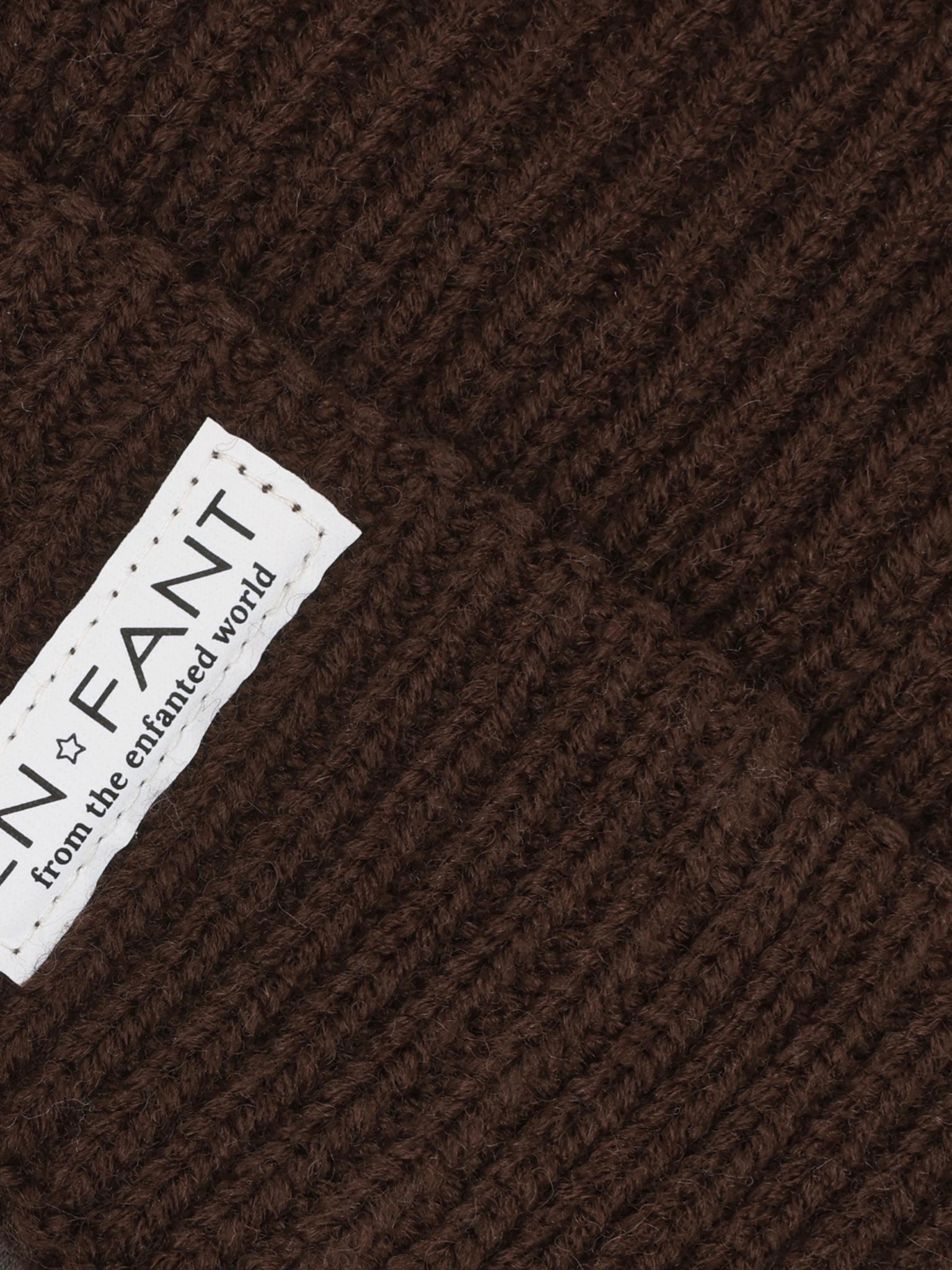 Enfant Beanie W. Lining Coffee Bean